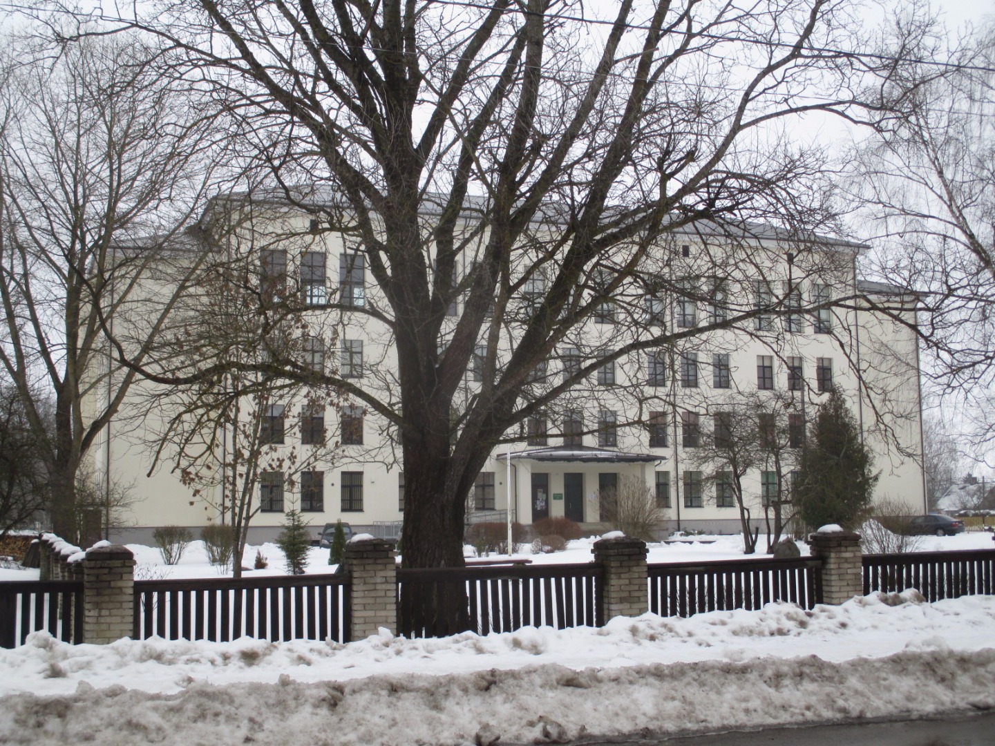 Construction of Kohtla-Nõmme Secondary School rephoto