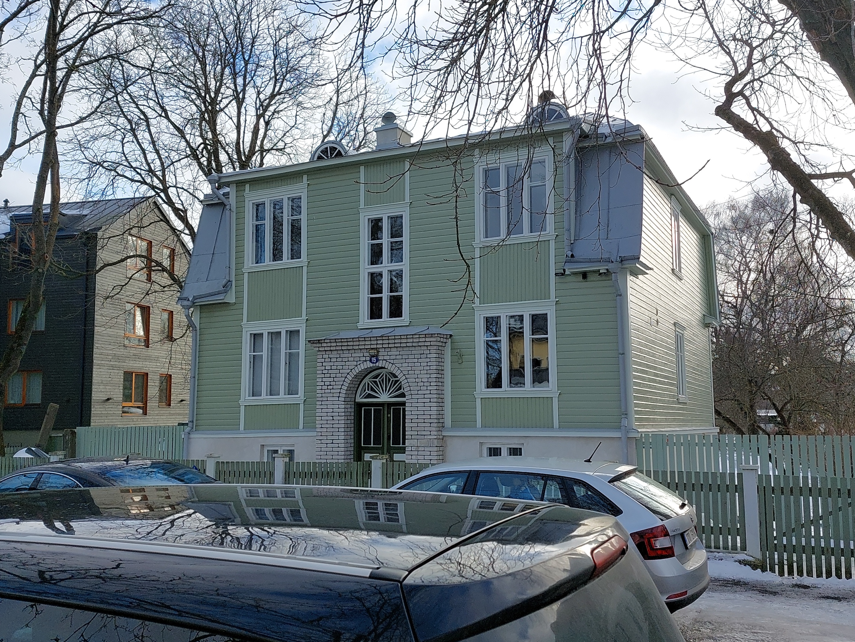 Former home of Irina Mäger in Tallinn on Härjapea Street rephoto