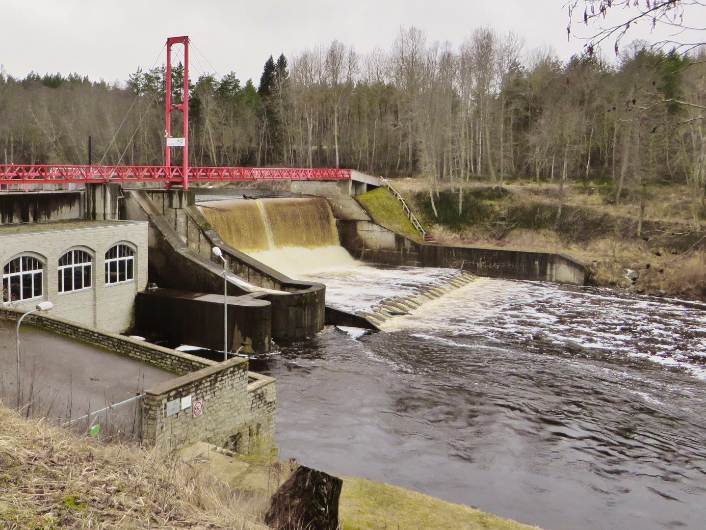 [linnamäe hydroelectric power plant on Jägala river] rephoto