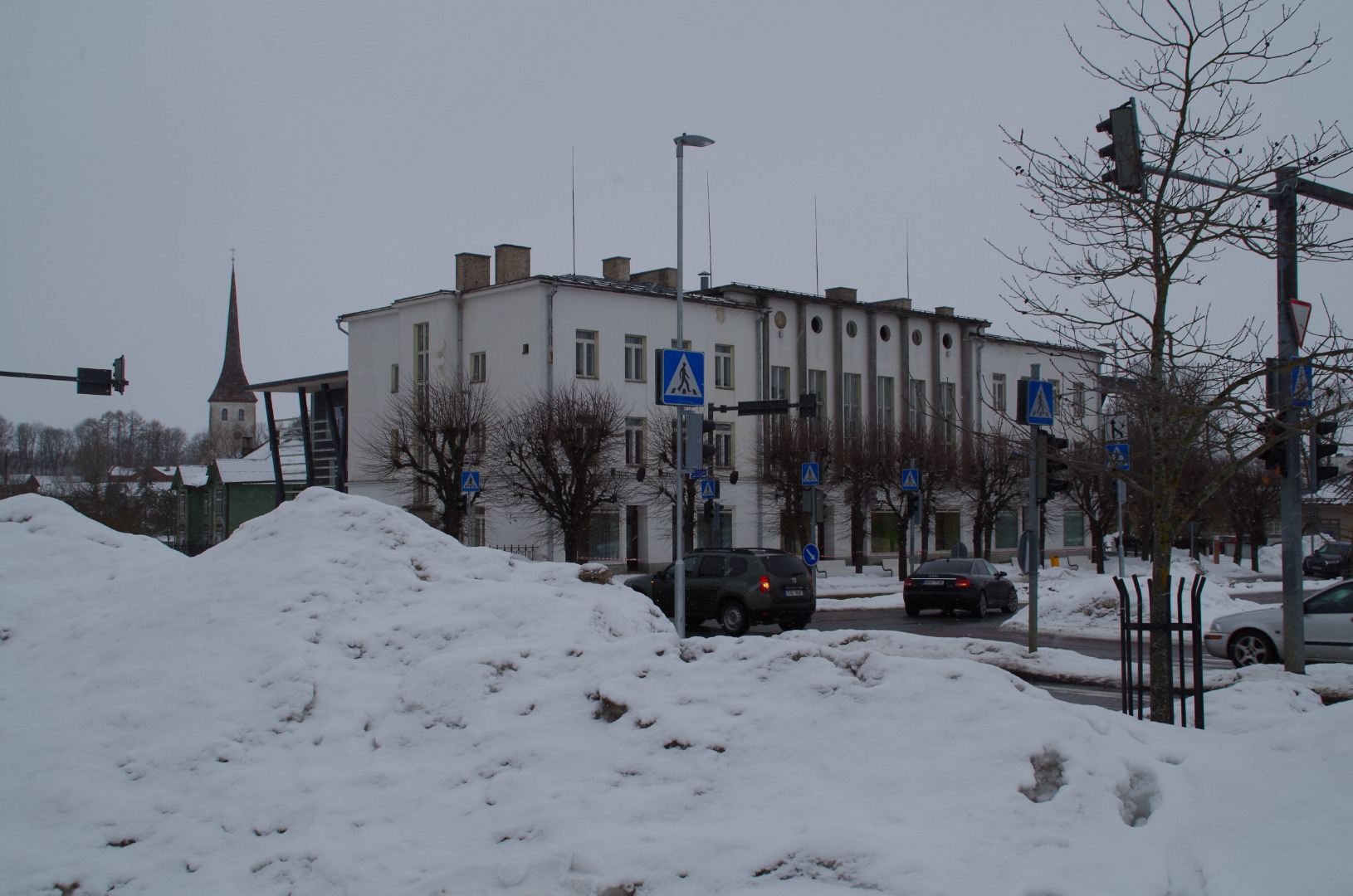 Rakvere, hooned kesklinnas. rephoto