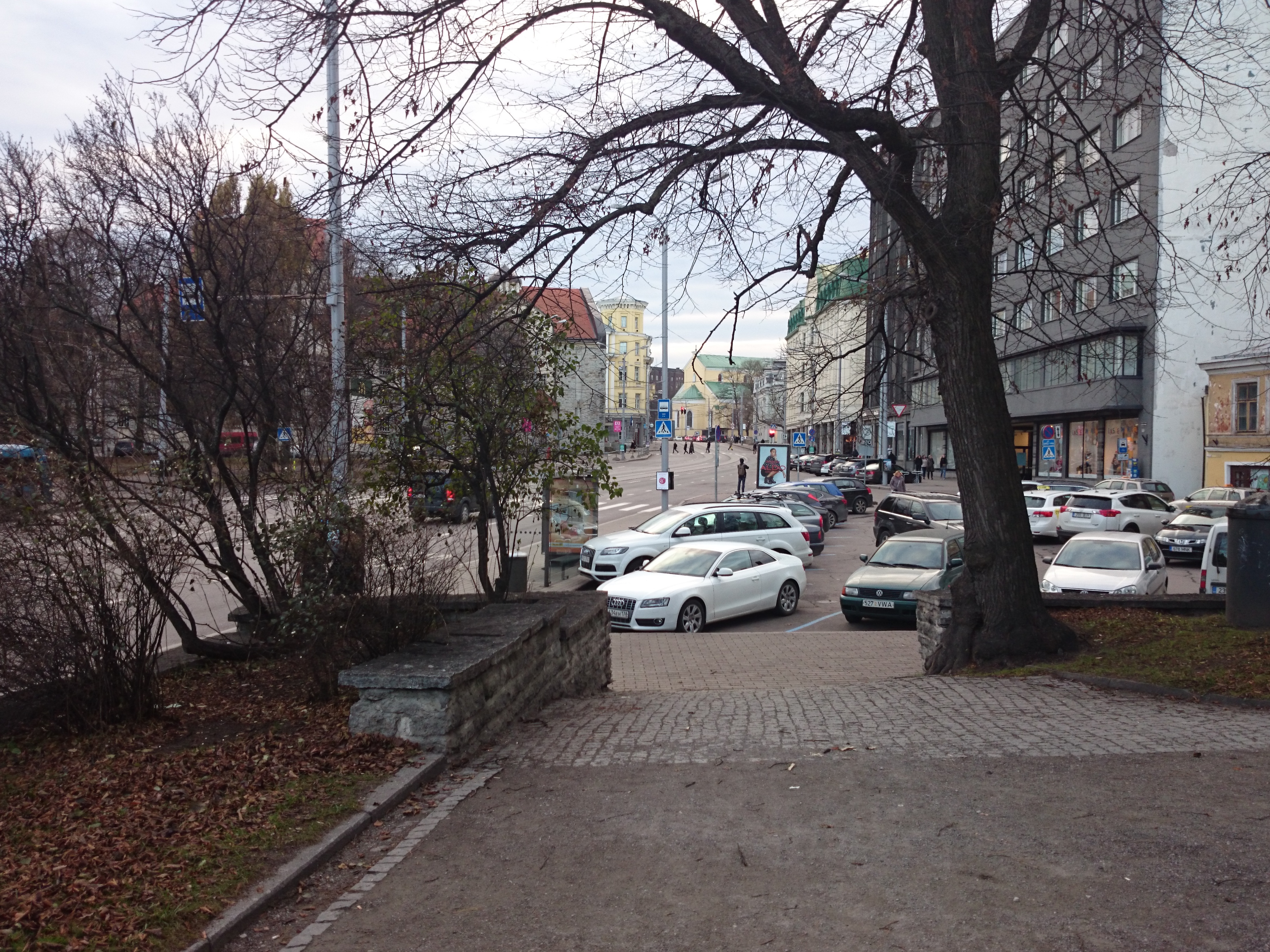 Tallinn, vaade Pärnu maanteele ja Viruvärava mäelt rephoto