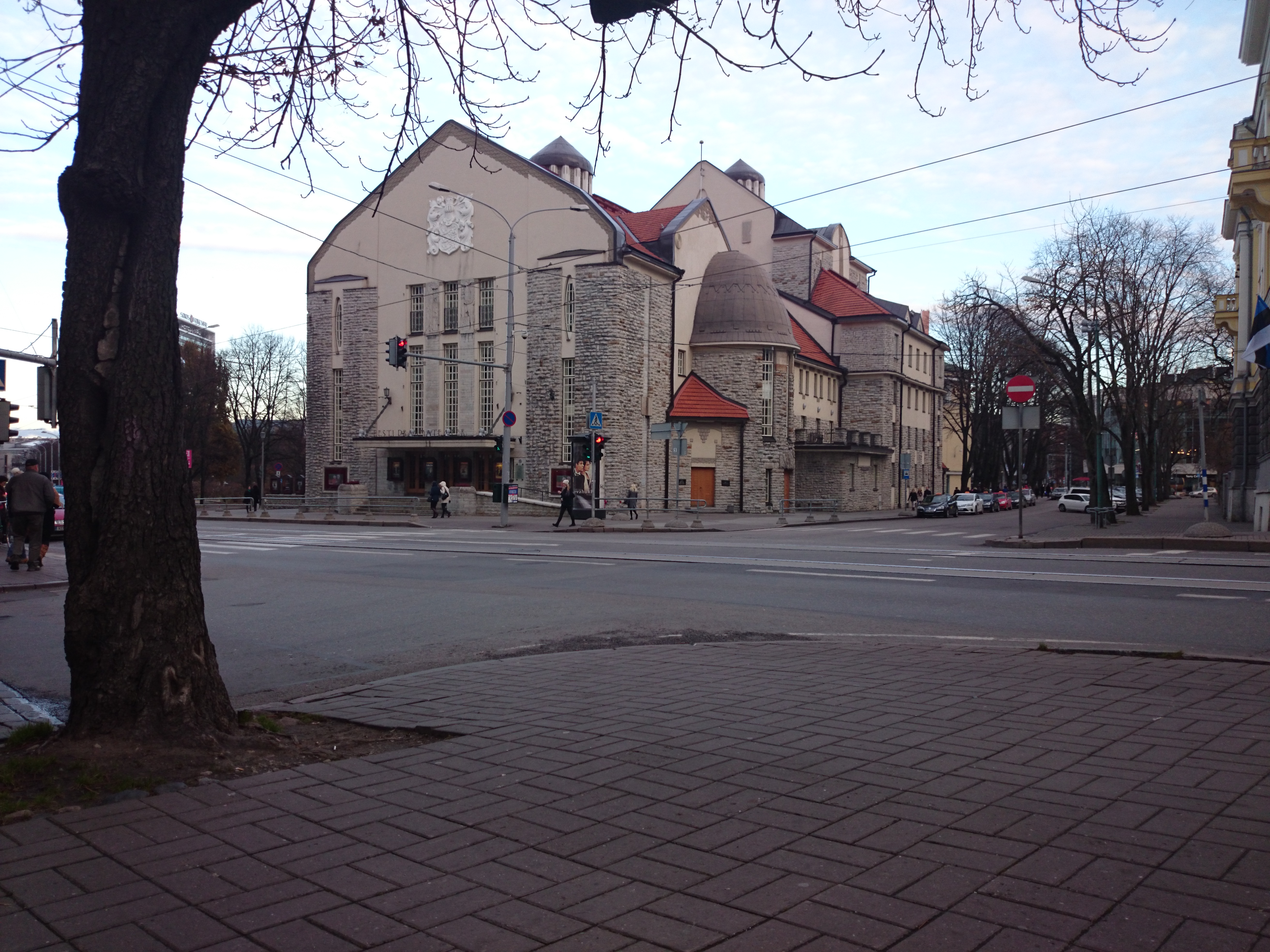Draamateater, vaade Pärnu mnt-lt rephoto