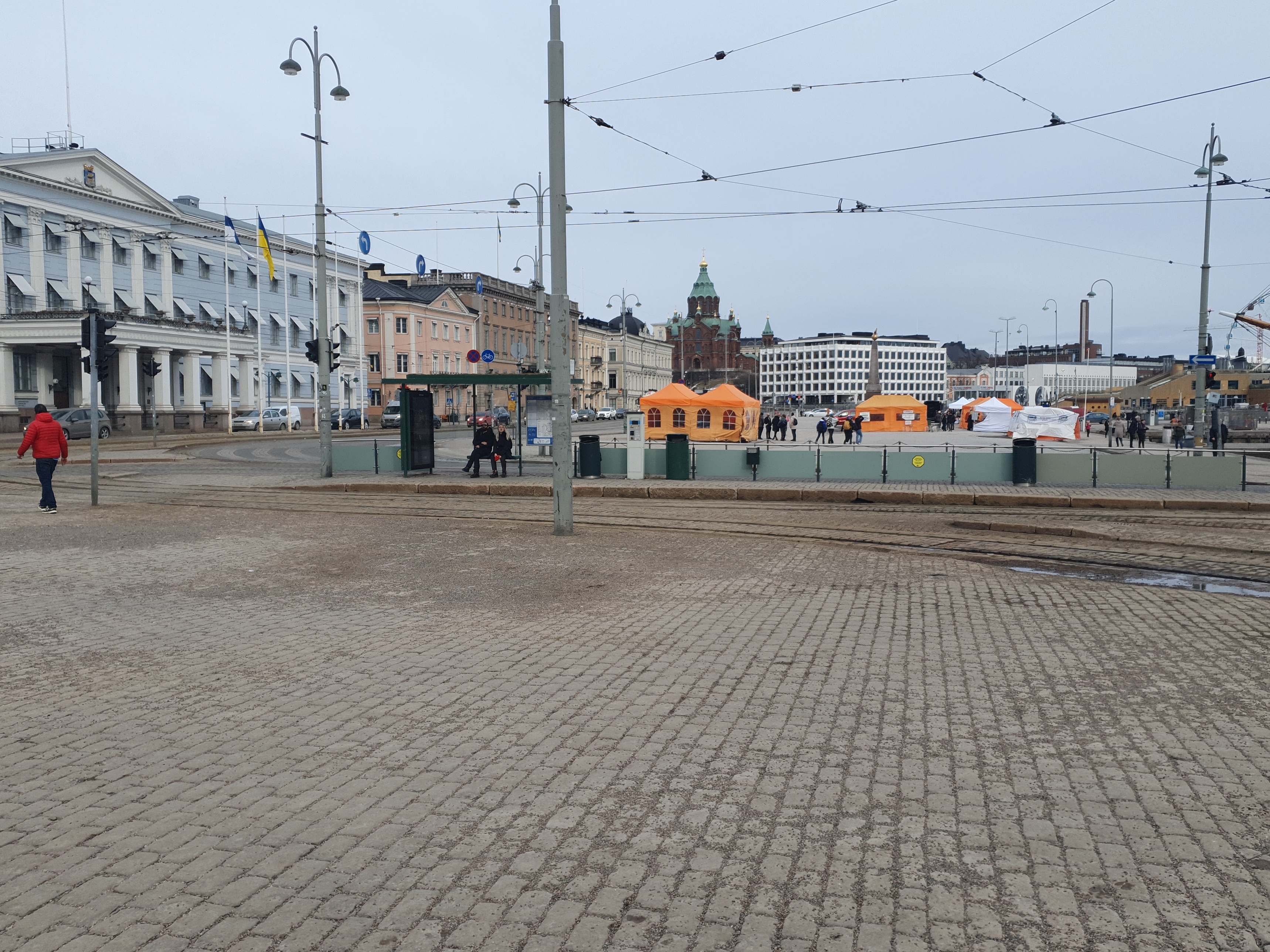 Snowflake Helsinki Market Square rephoto