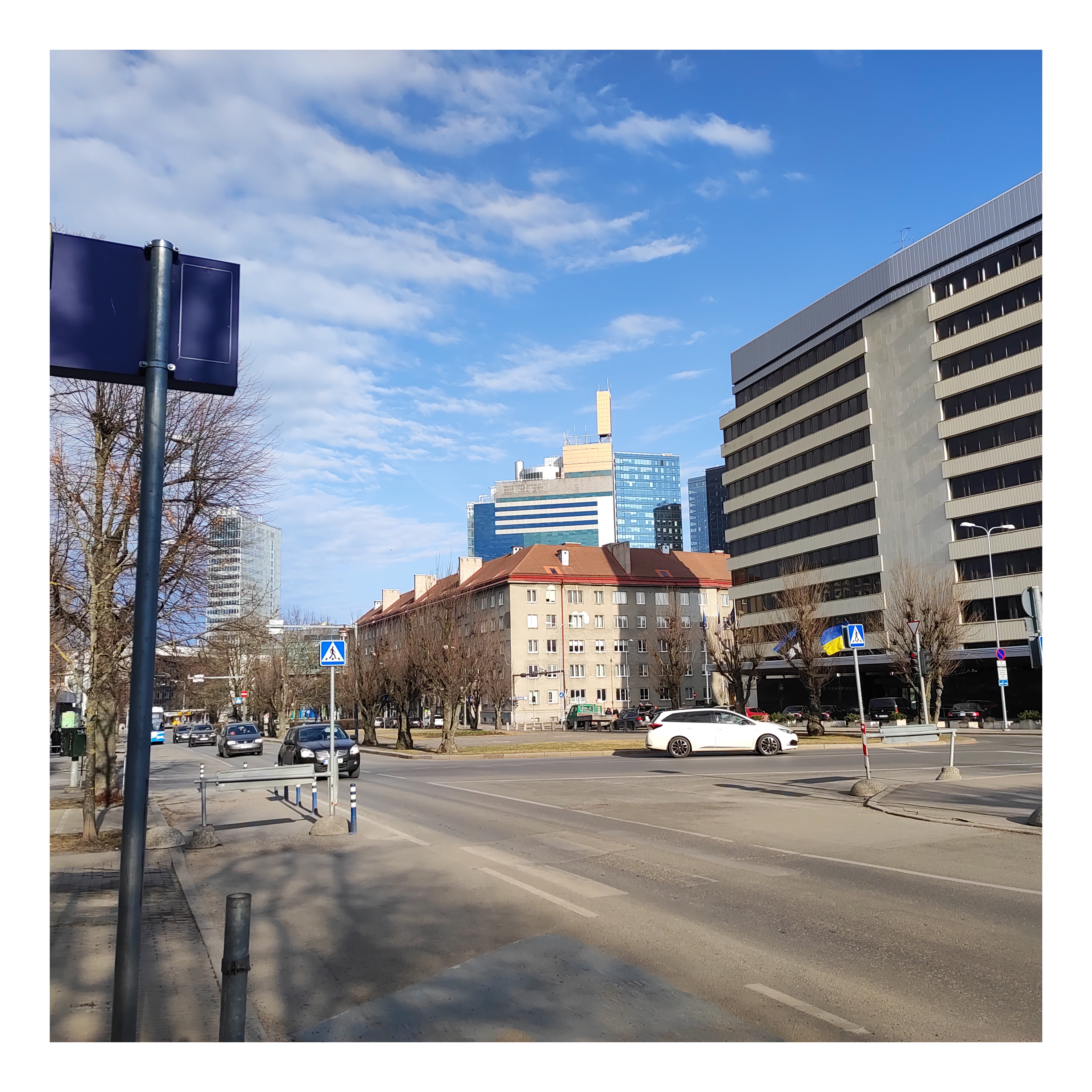 Tallinn, sõjapurustusi Sakala tänava ümbruses. rephoto