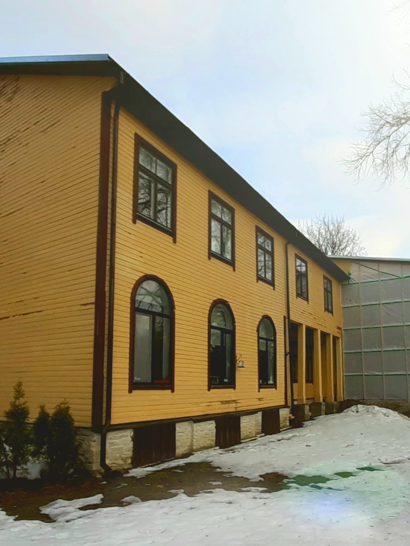 Rakvere saksa eragümnaasiumi välisvaade. rephoto