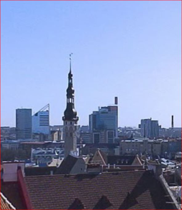 Tallinn, vaade Raekojale, autor Hugo Mitt. rephoto