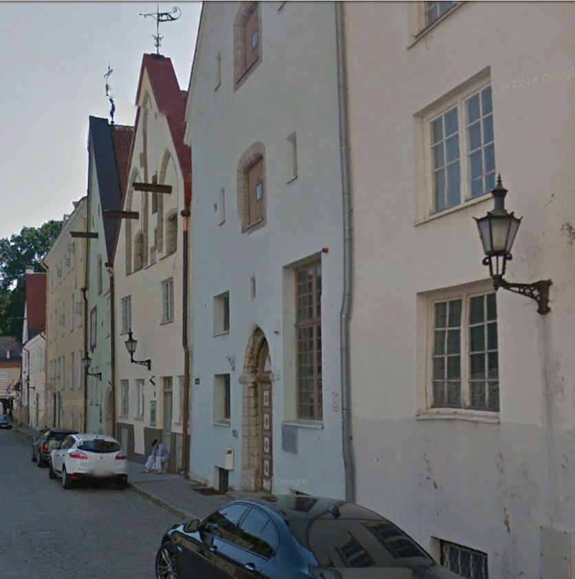 Tallinn, Rüütli tänav, keskel majad nr. 8, 10 ja 12. rephoto