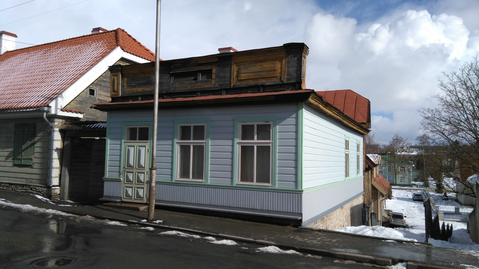 Hans and Valve Tea Tour in Rakvere on Pikal Street rephoto