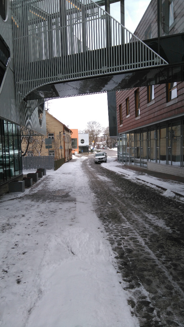 Parkali Street in Rakvere rephoto