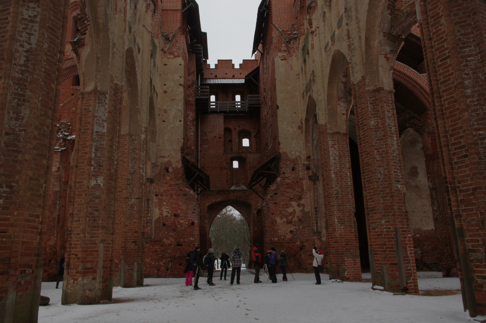 Tartu, We bring ruins from inside 1908 rephoto