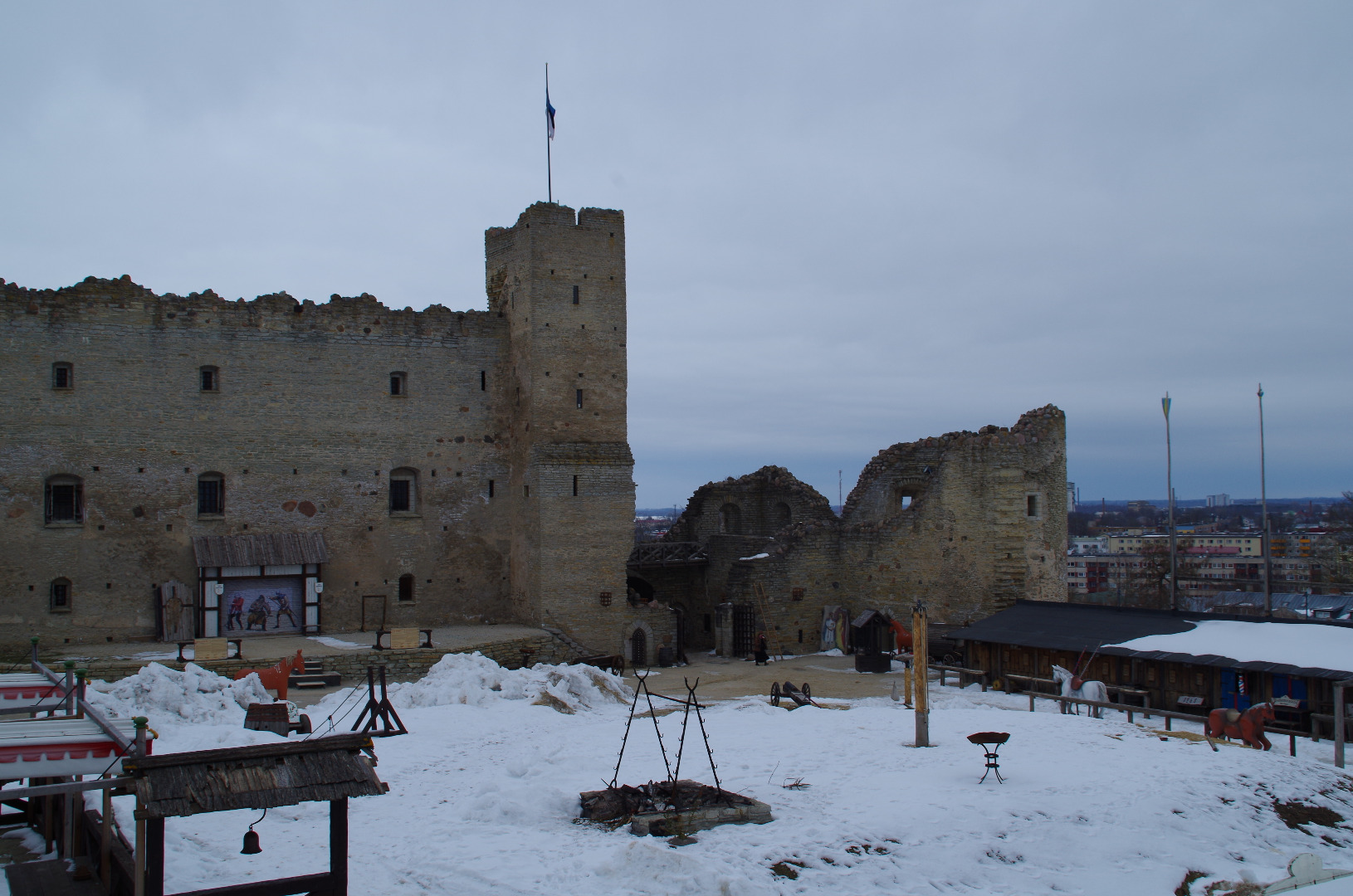 Rakvere, linnuse varemed rephoto