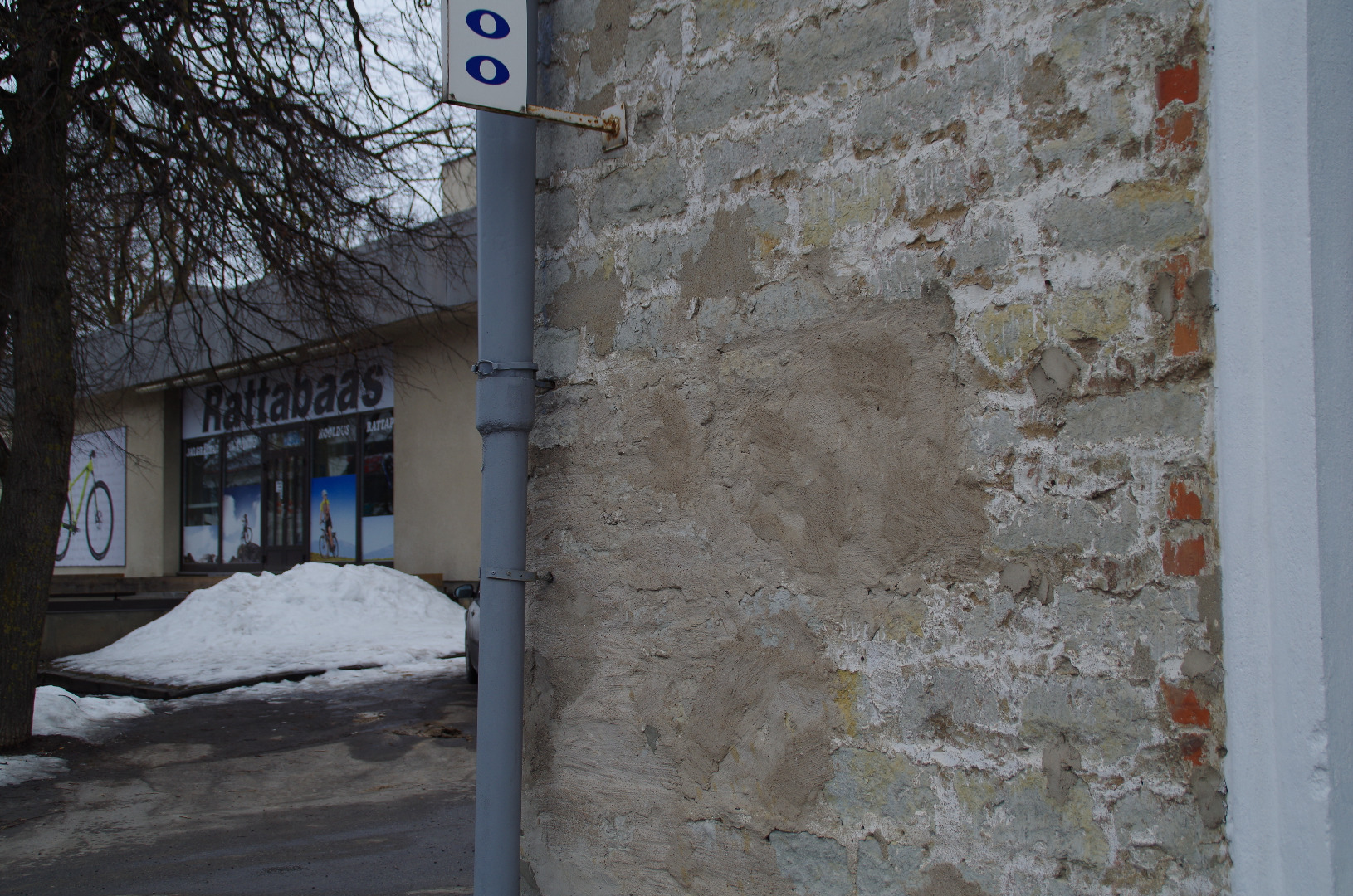 Rakvere Lai street 25 building remembrance cup opening rephoto