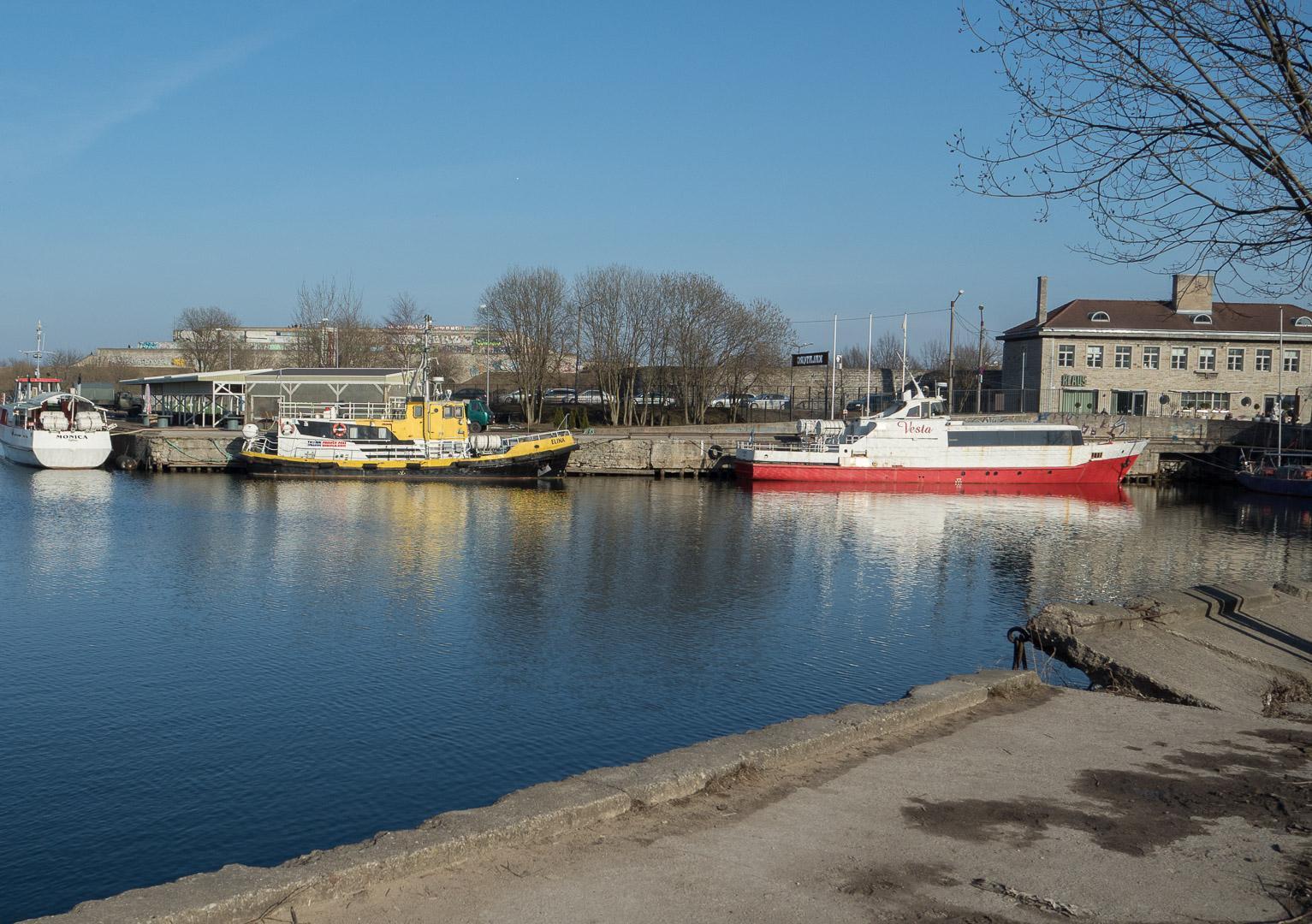 Postcard, Kalarand in Tallinn rephoto