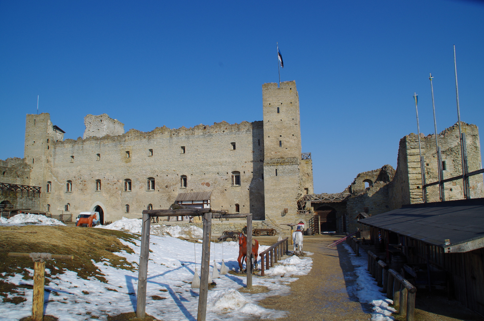 Ruins of Rakvere Castle rephoto