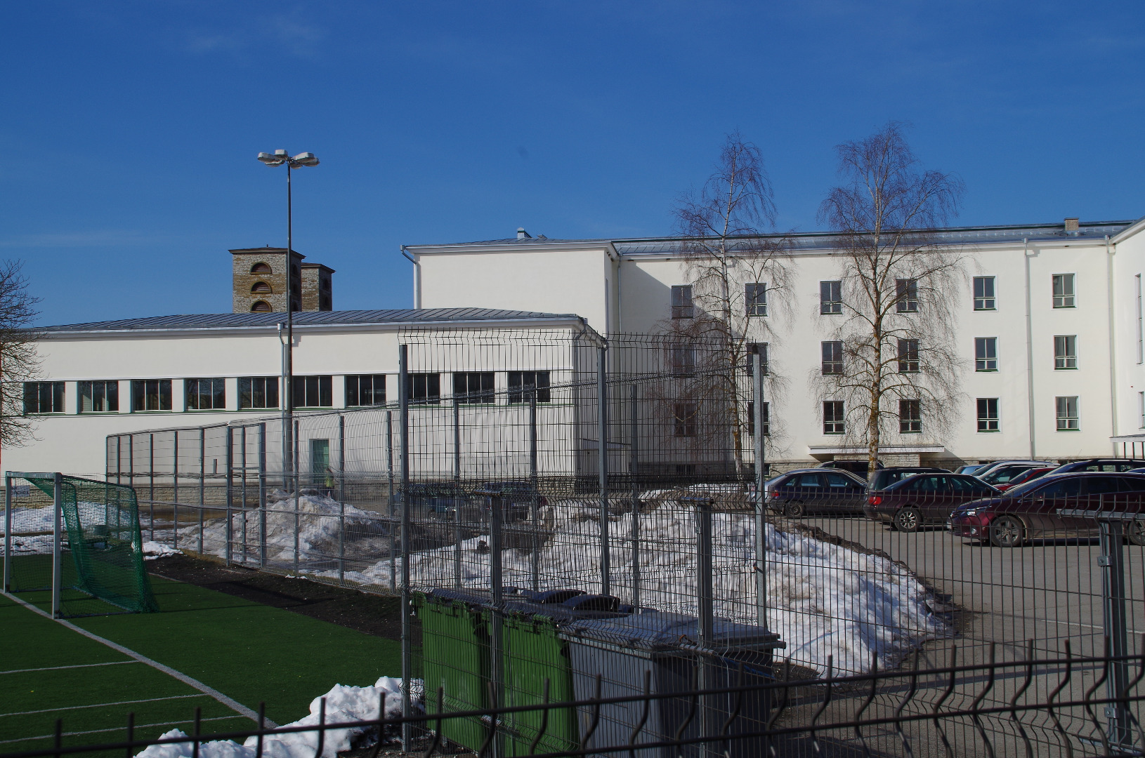 Hans and Helge Teetlaus at Rakvere Gymnasium rephoto