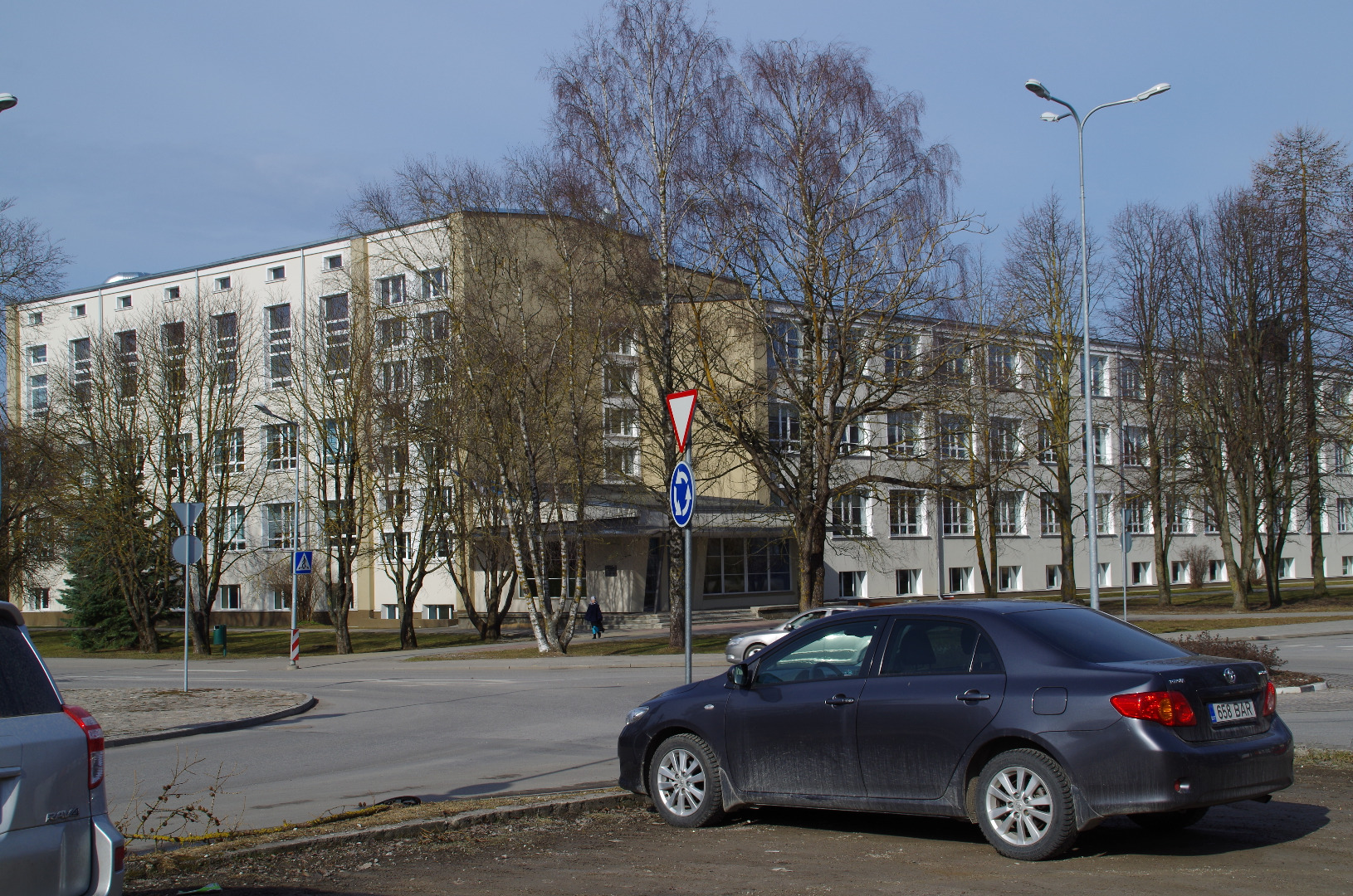 Rakvere II Keskkooli ehitus rephoto