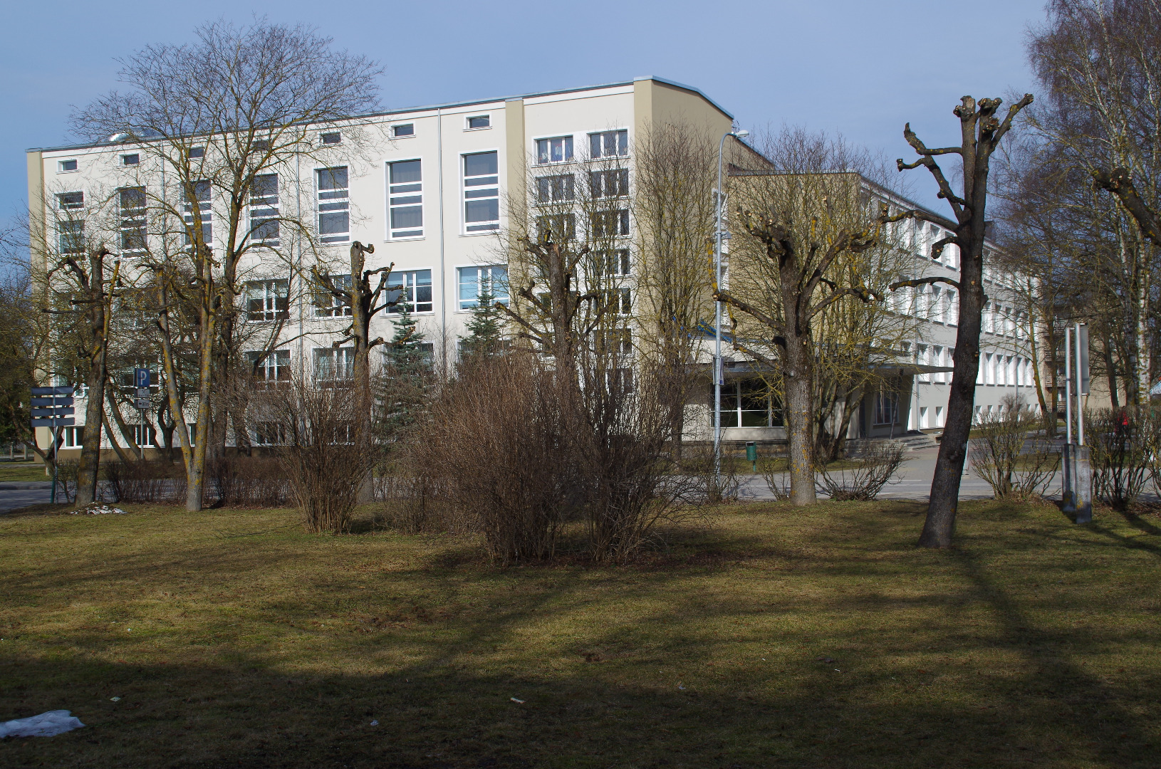 Rakvere II Keskkooli ehitus rephoto