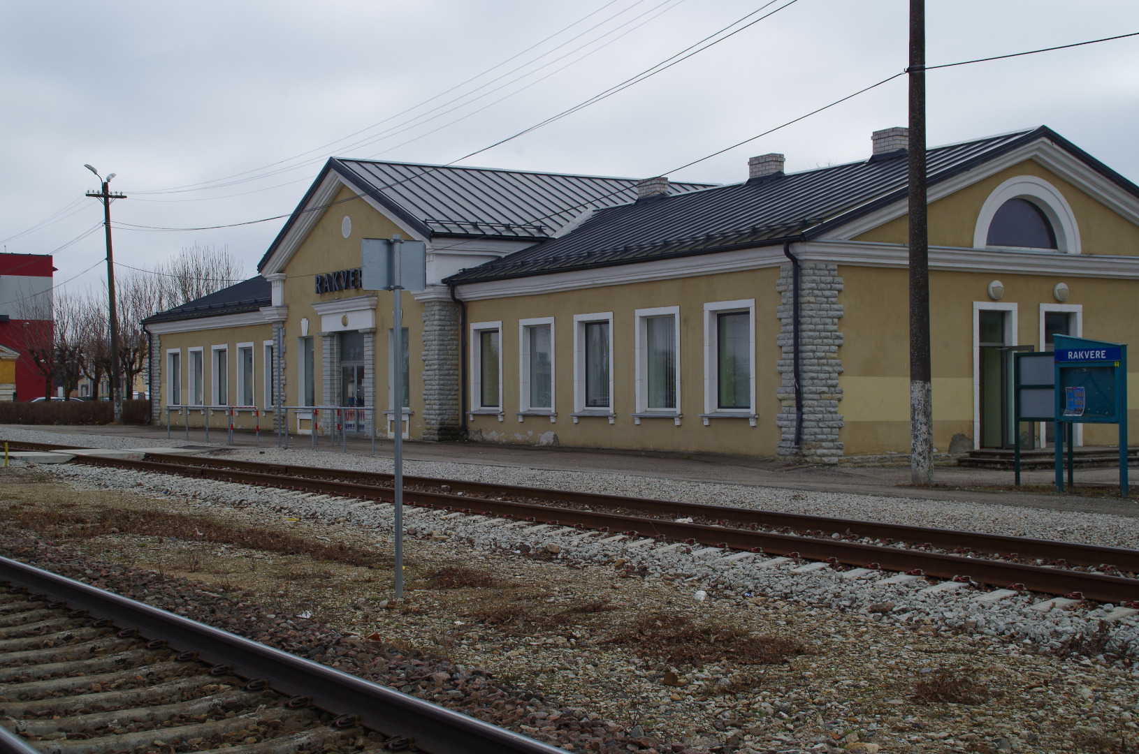 Rakvere station building rephoto