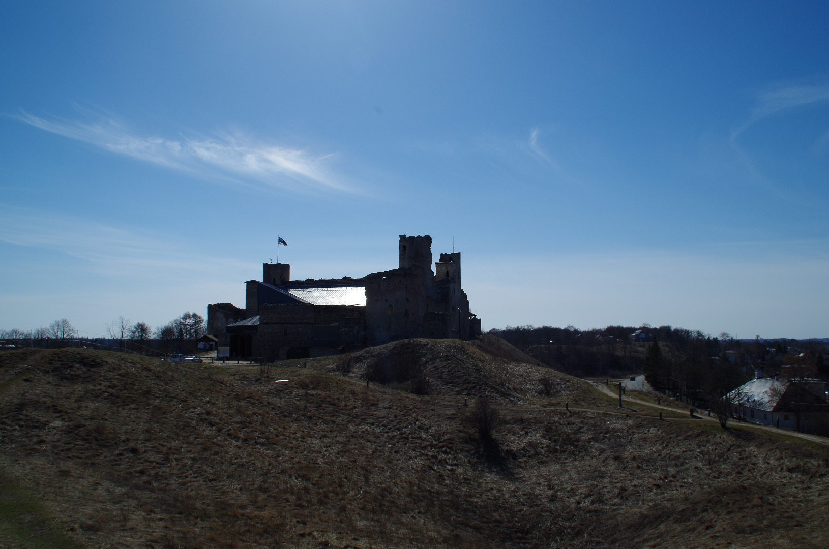 Rakvere, castle ruins rephoto