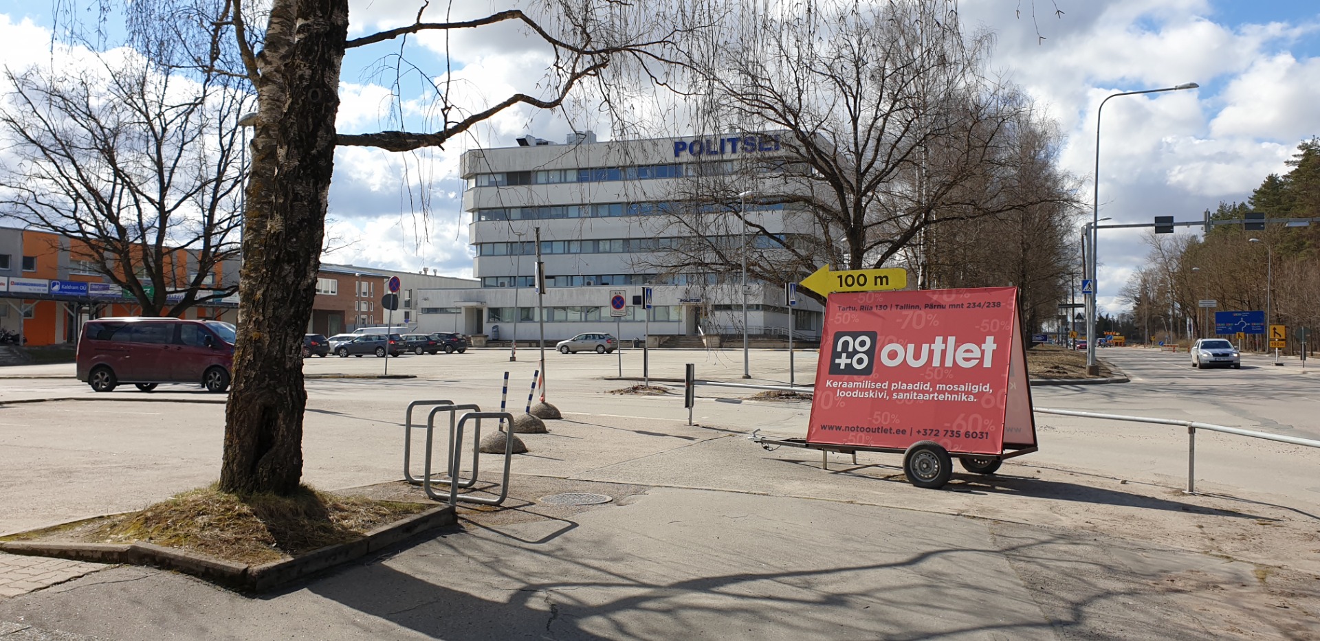 Tartu KEKi peahoone (Riia 130), 27.11.1979. Foto Kaljo Raud. rephoto