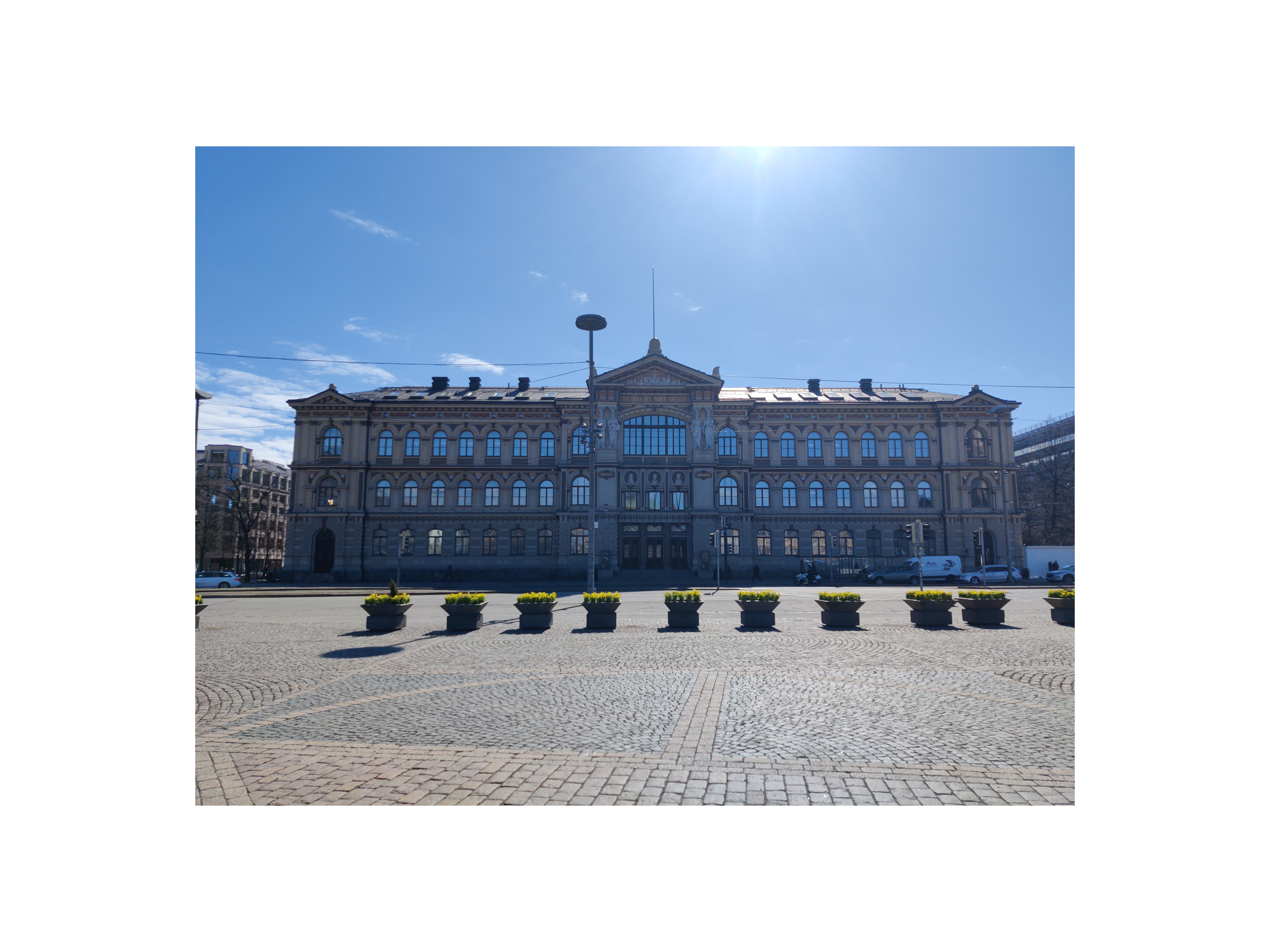 J.a. Lindh: Ateneum school building rephoto