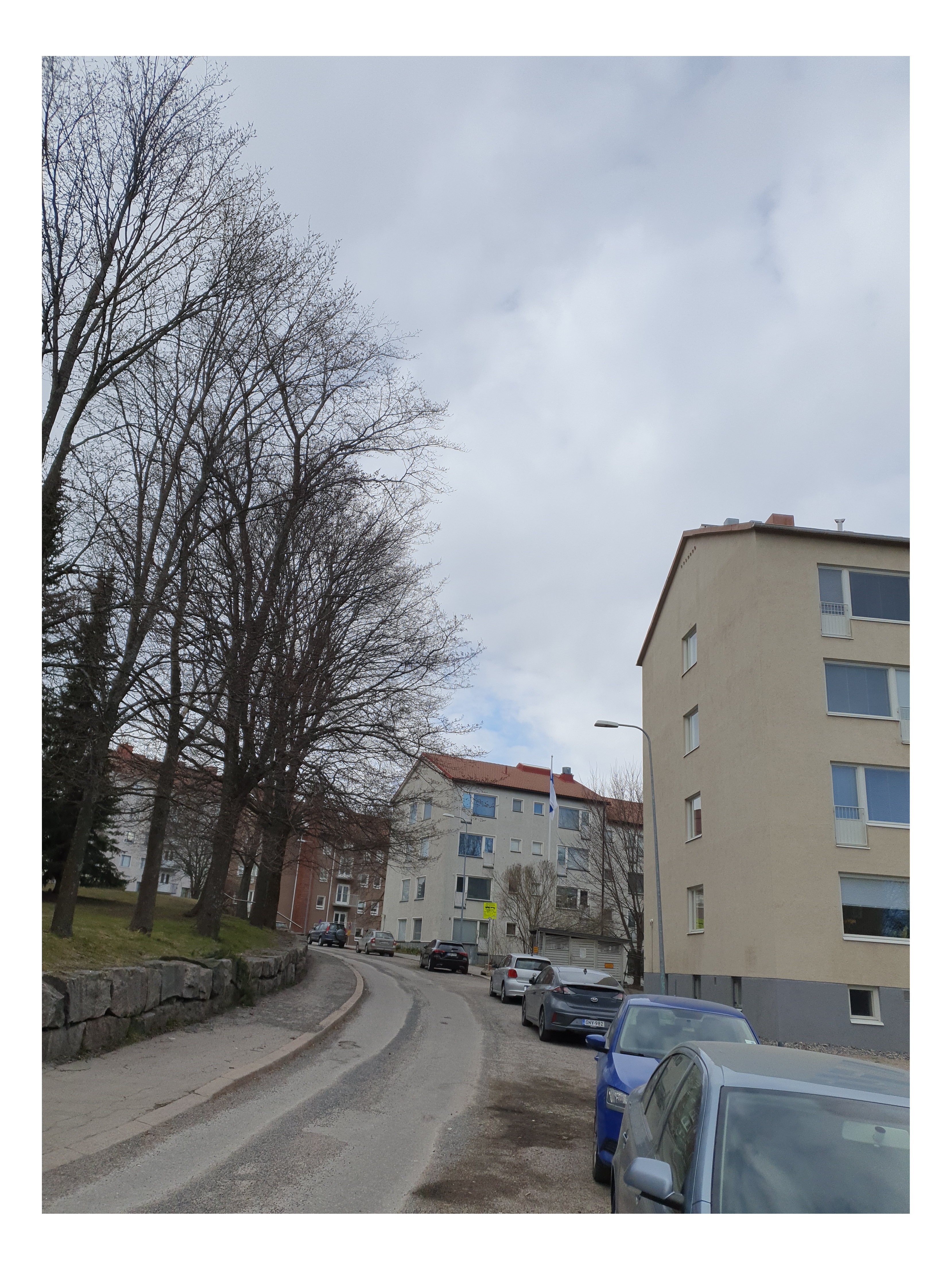 Näkymä Helminkadulta rephoto