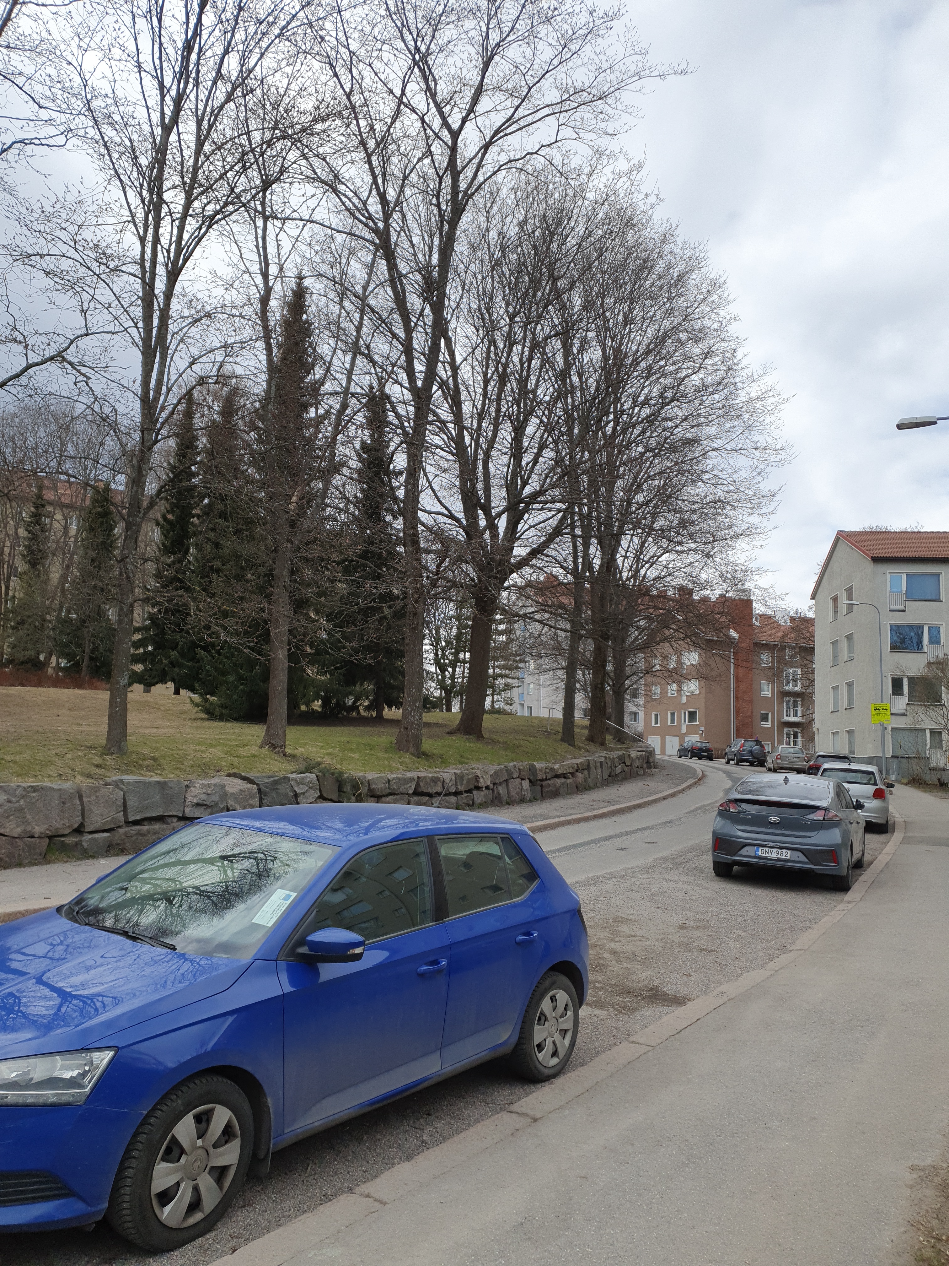 Näkymä Helminkadulta rephoto