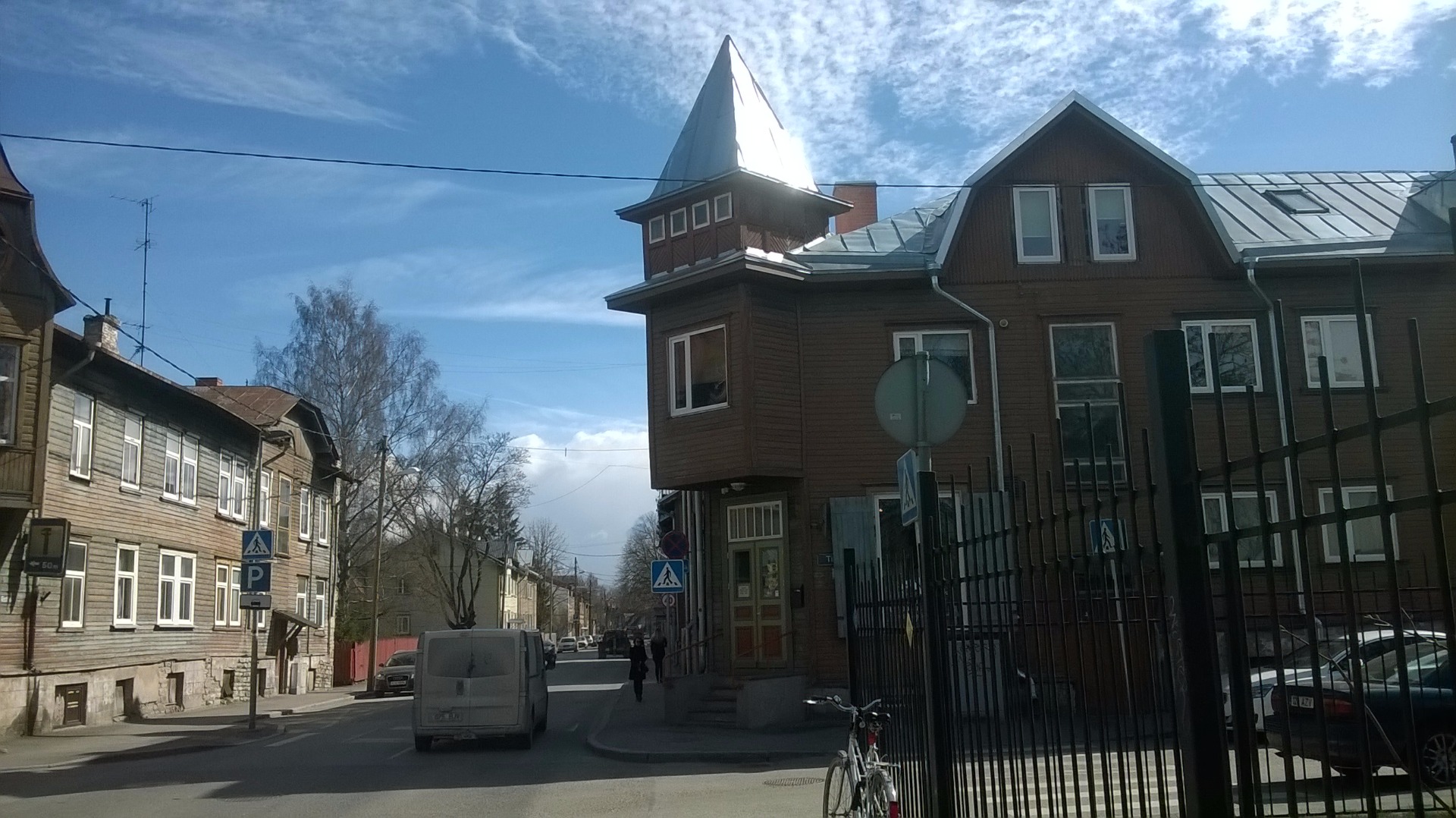 The corner of the crossroads and Timuti Street rephoto