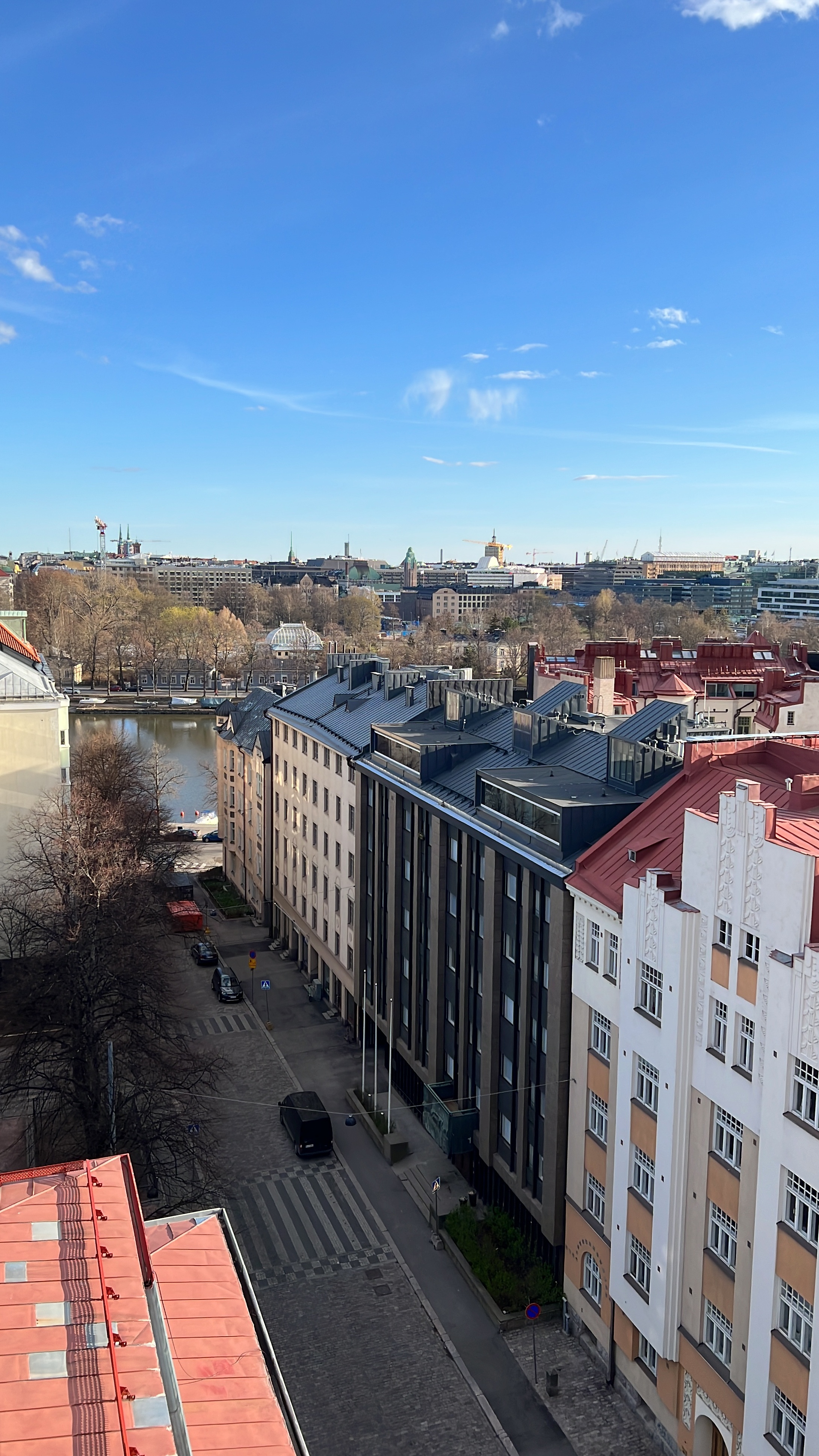 Näköala Työväentalon tornista lounaaseen rephoto