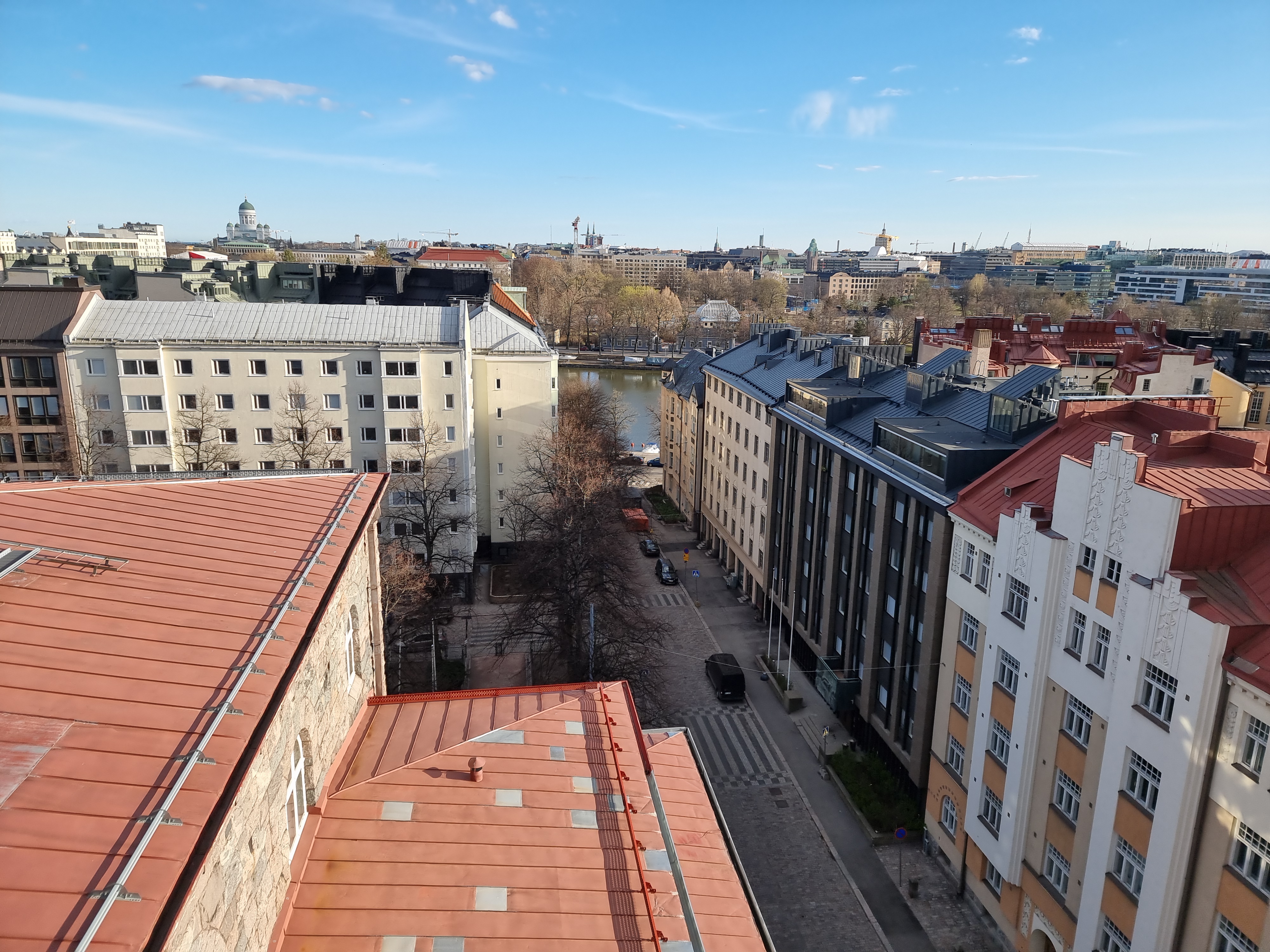 Näköala Työväentalon tornista lounaaseen rephoto