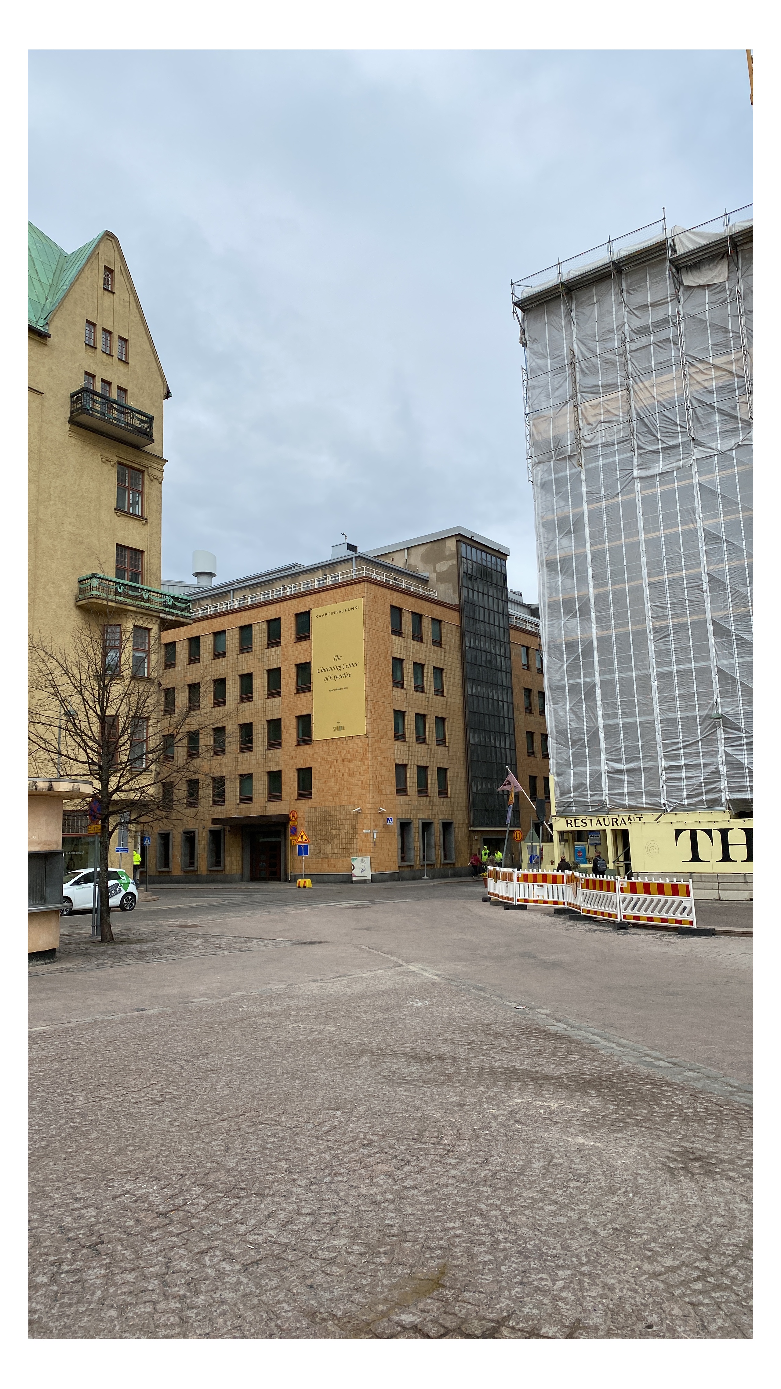 Fabianinkatu 17, 19. - Pohjoinen Makasiinikatu. rephoto