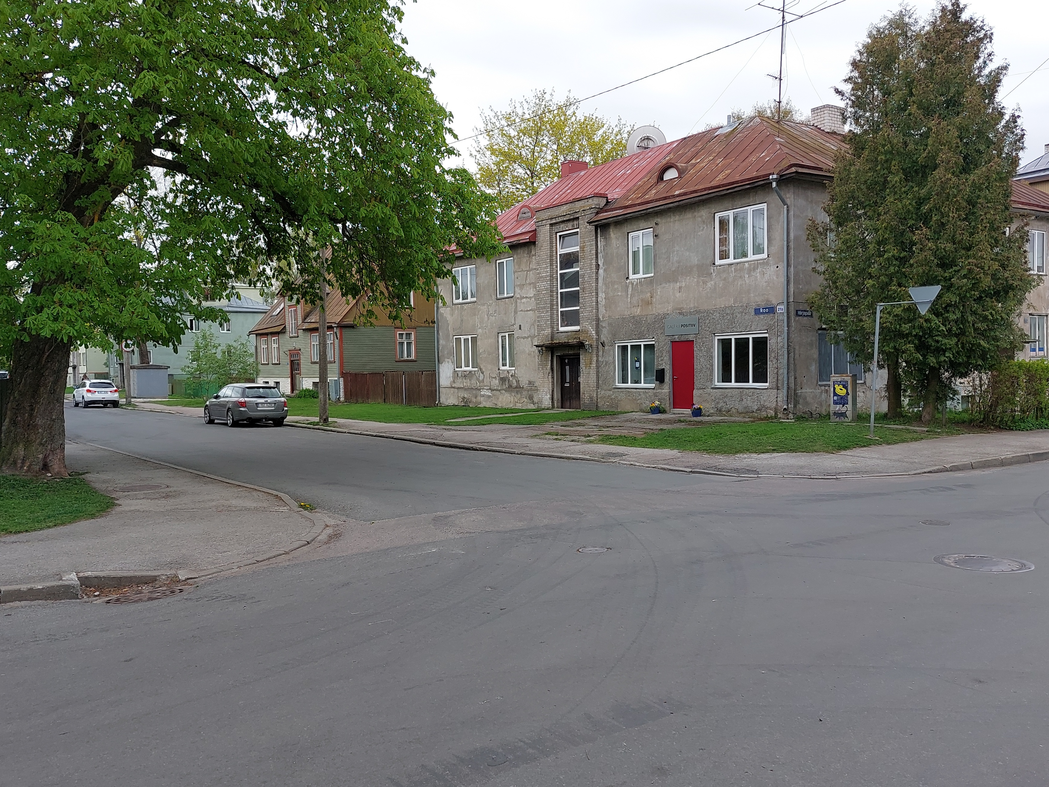 Place of crossing Roo and Härjapea Street. rephoto