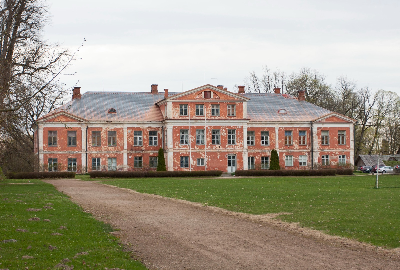 foto, Kabala mõisahoone 1984.a. rephoto