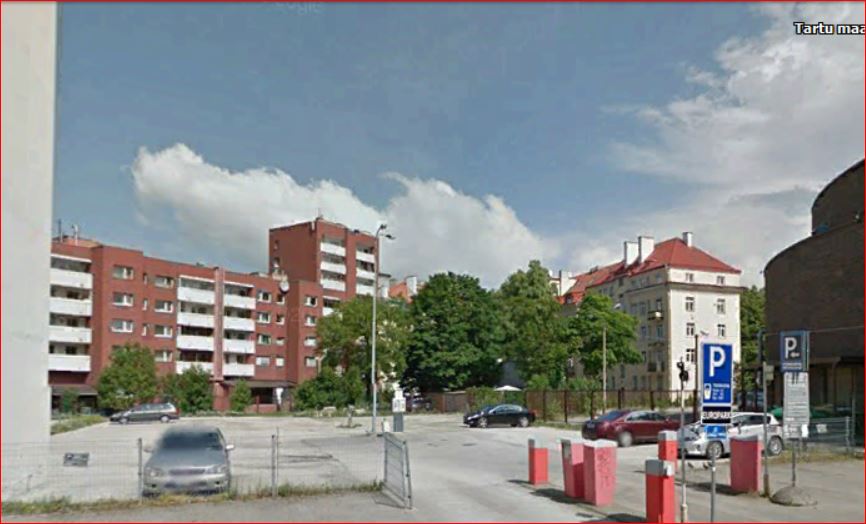 Vaade Tallinnas Tartu maanteel asuvasse hoovi rephoto