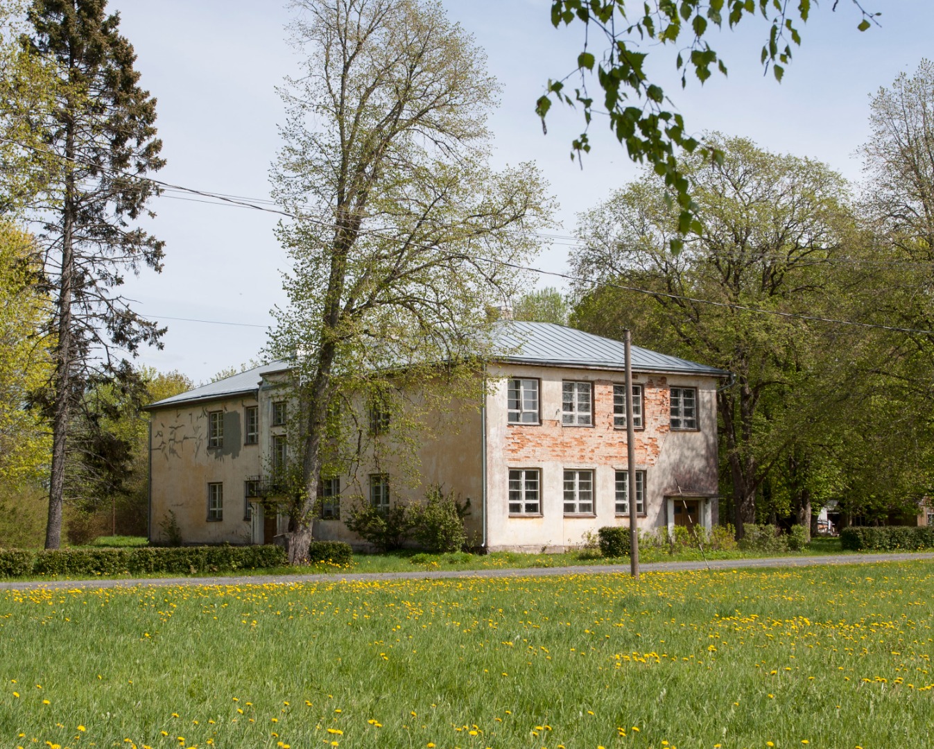 Võhma 8-kl School building rephoto