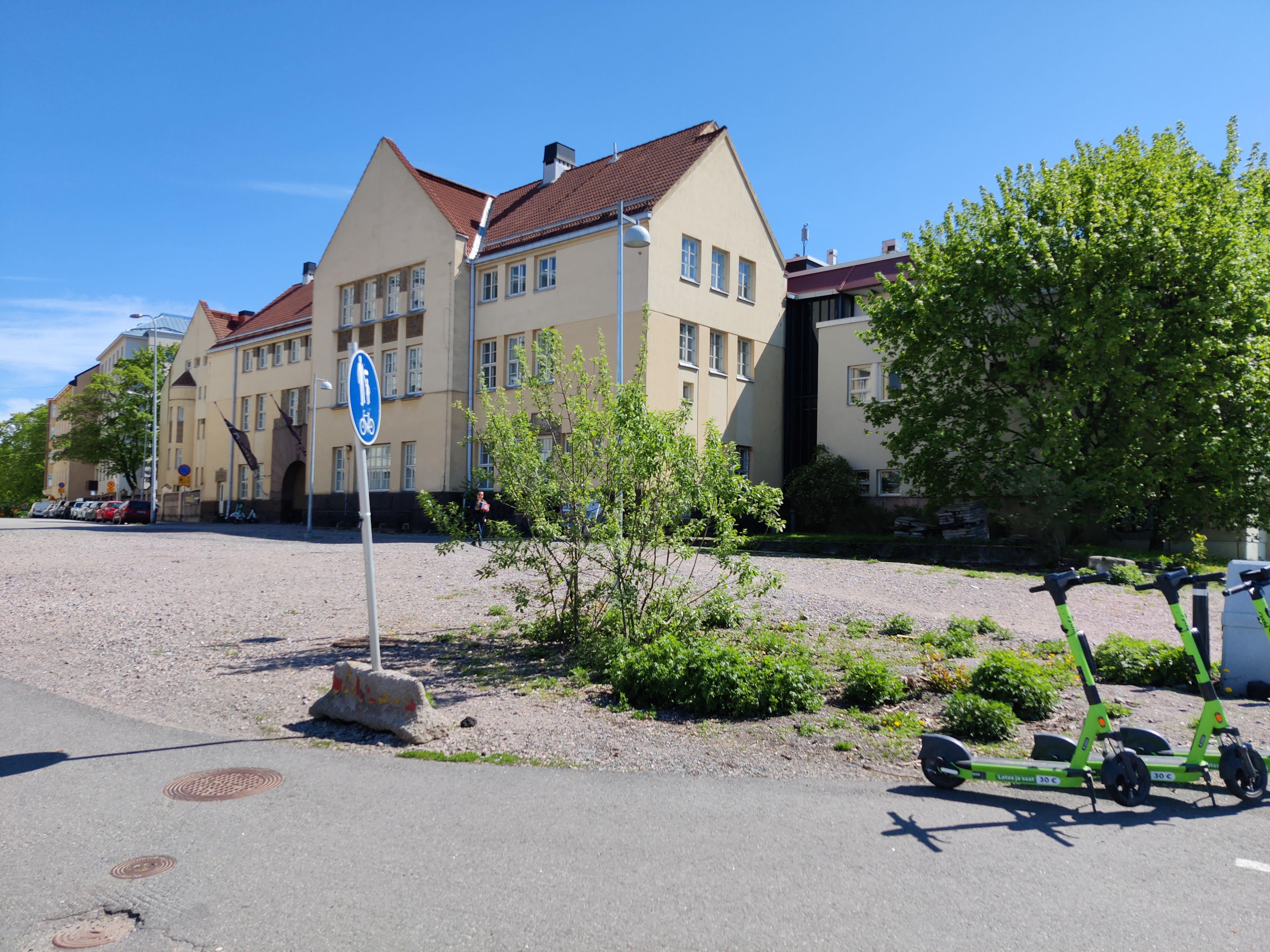 Marian sairaala, postikortti. rephoto