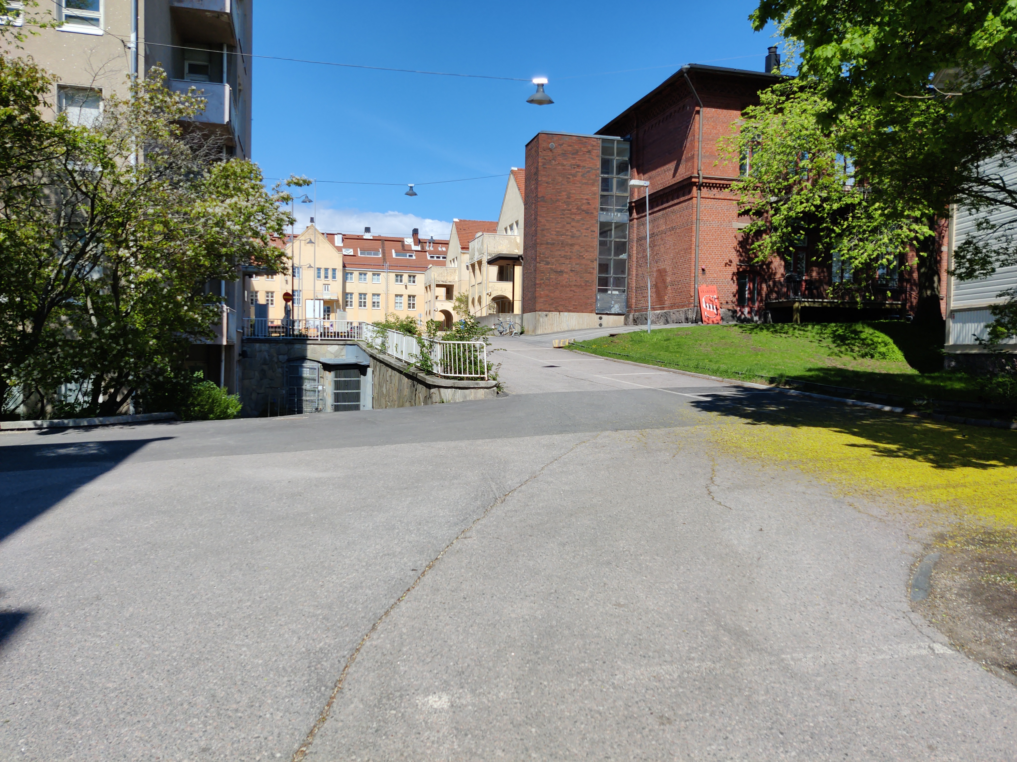 Marian sairaala. Lapinlahdenkatu 16. Kirurgiset osastot I ja II, ulkokuva. rephoto