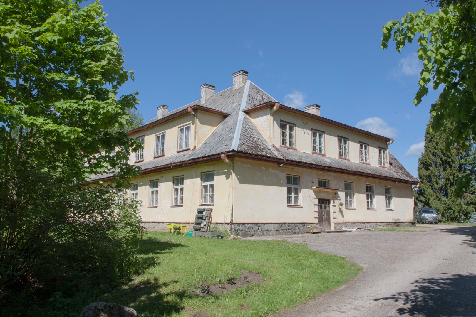 foto, Pilistvere khk, Villevere algkool, 1938, foto A. Must rephoto