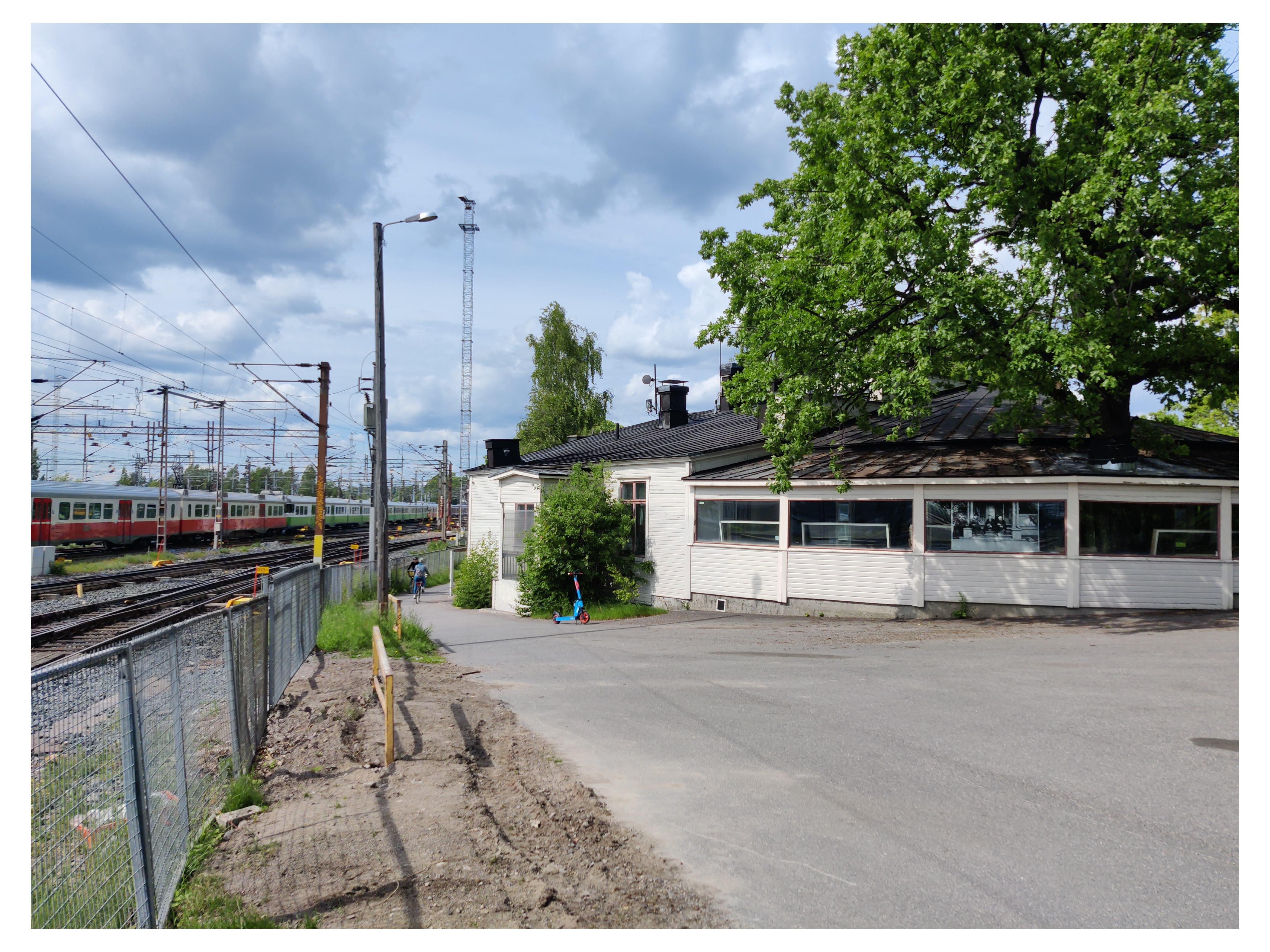 Kaisaniemen ravintola talvella. rephoto
