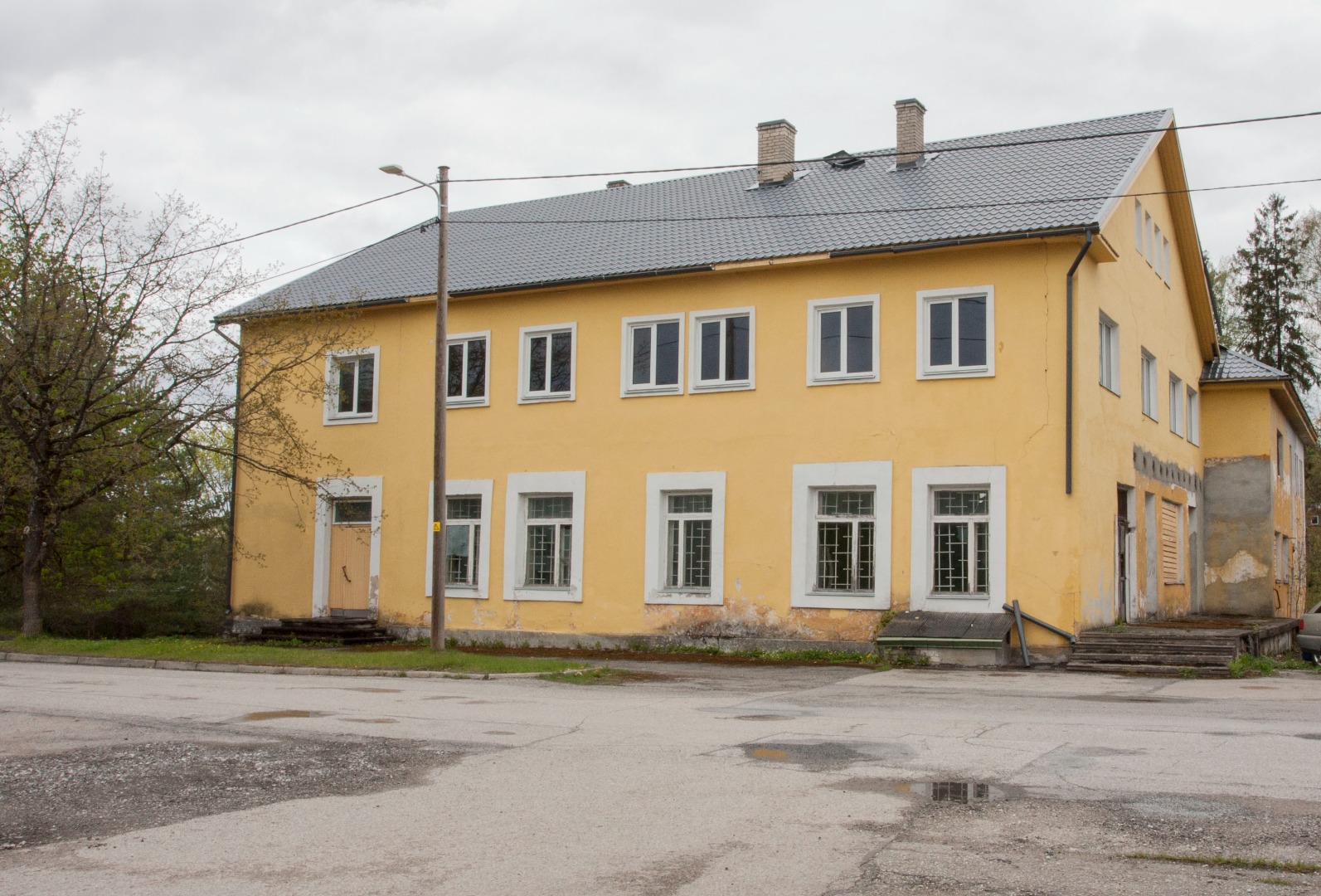 Elva Milk Association building rephoto