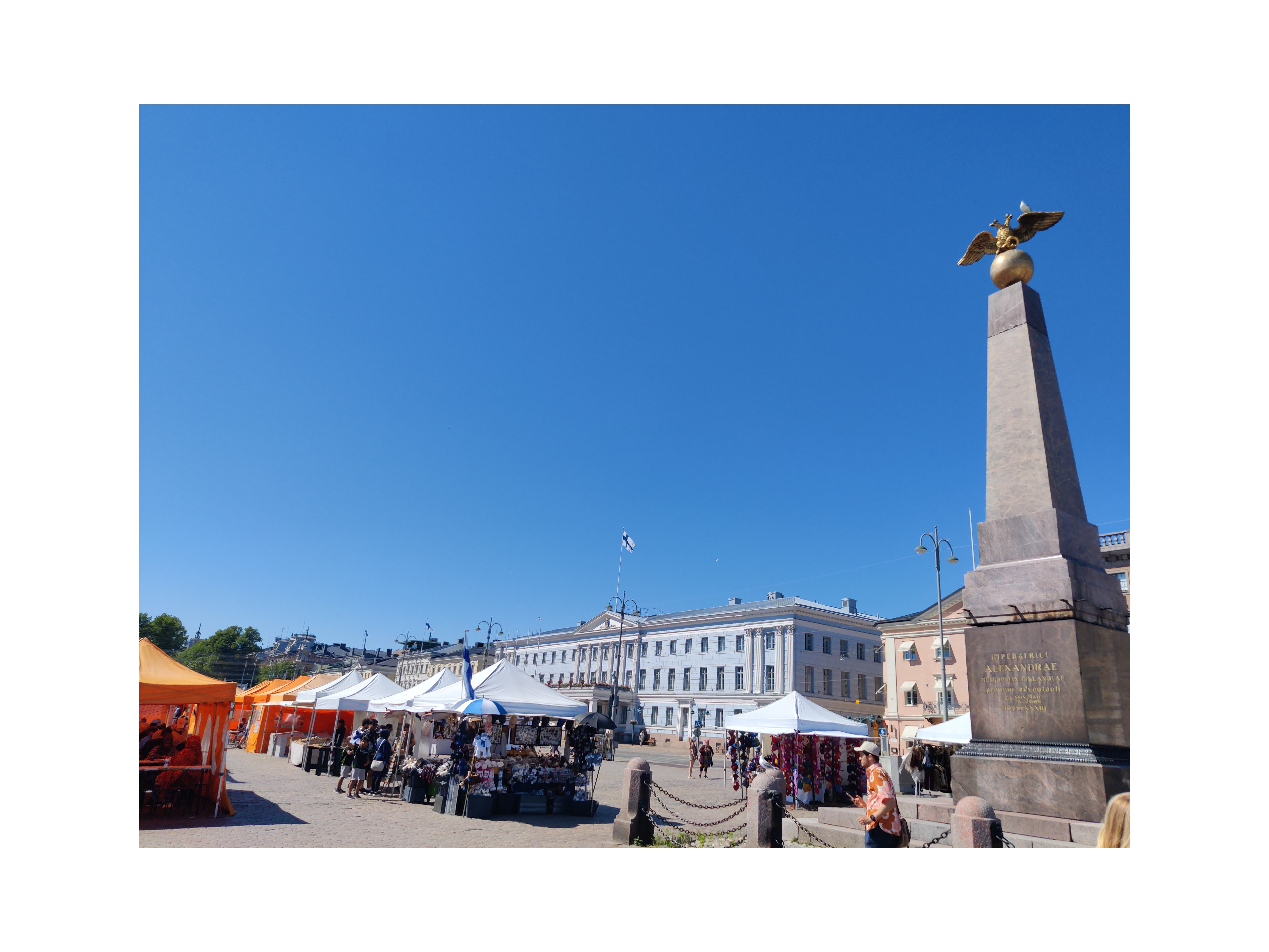 Esplanadi ja Keisarinna Aleksandran kivi; grafiikka rephoto