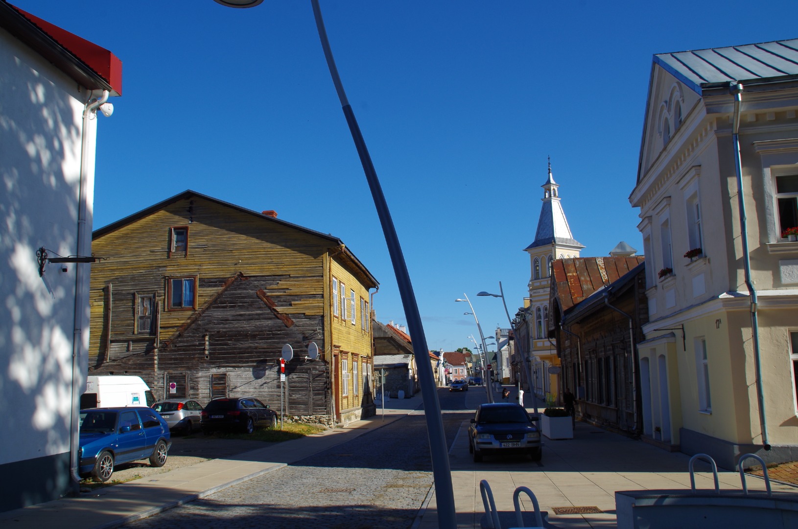 Rakvere, ulice města - lang rephoto