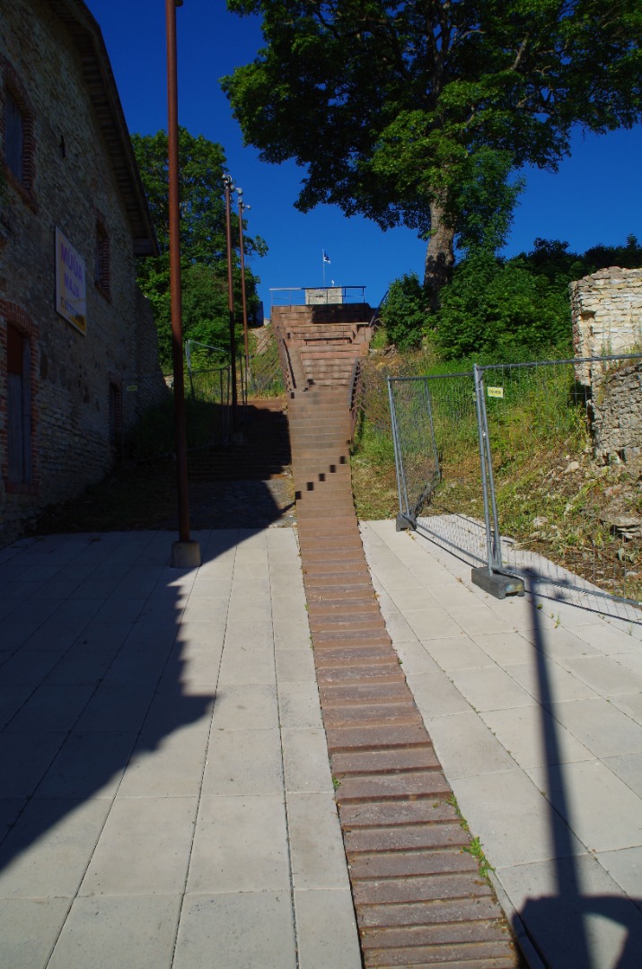 Rakvere, schody - lang rephoto