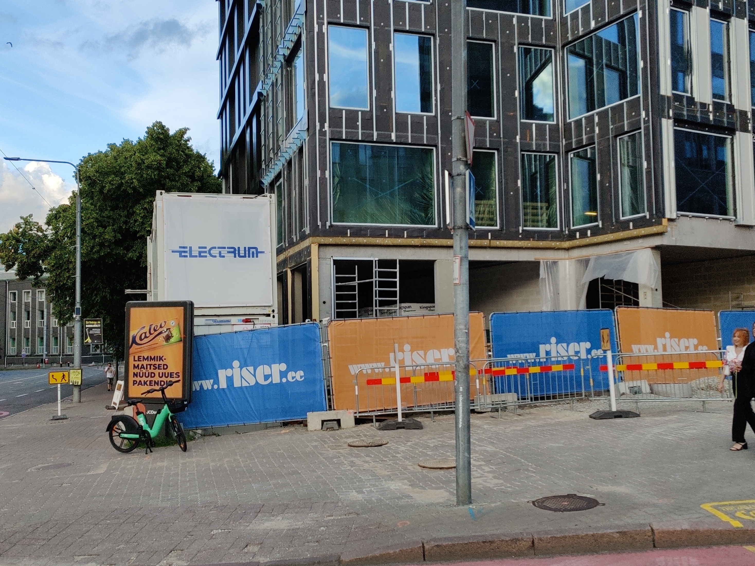 Car petrol station in Tallinn. rephoto