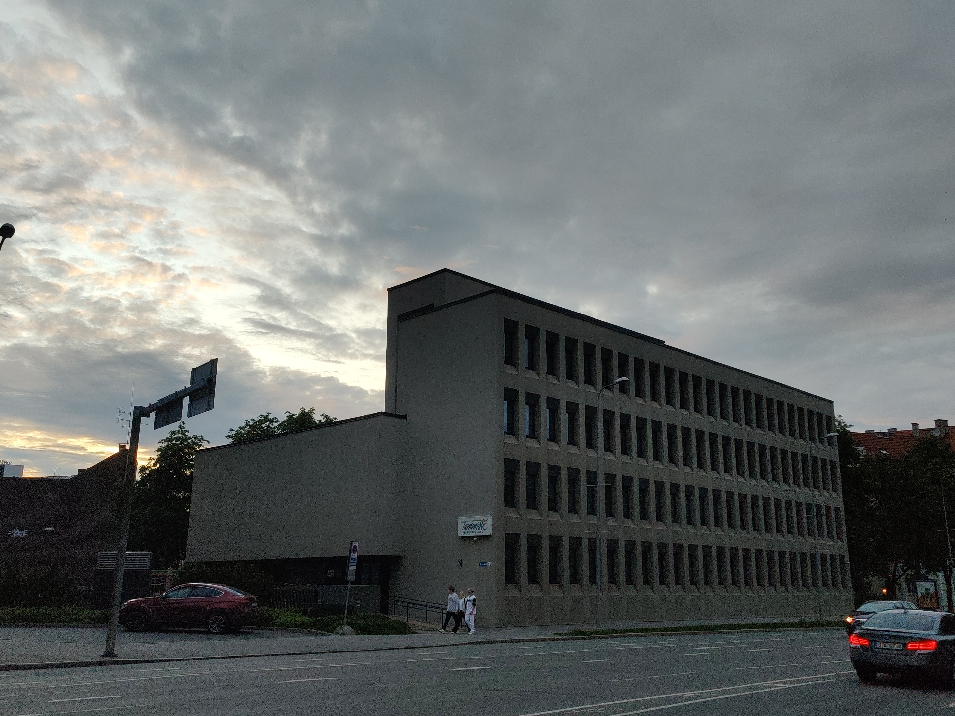 EKP Rajoonikomitee hoone Tallinnas, vaade. Arhitekt Malle Kusma rephoto
