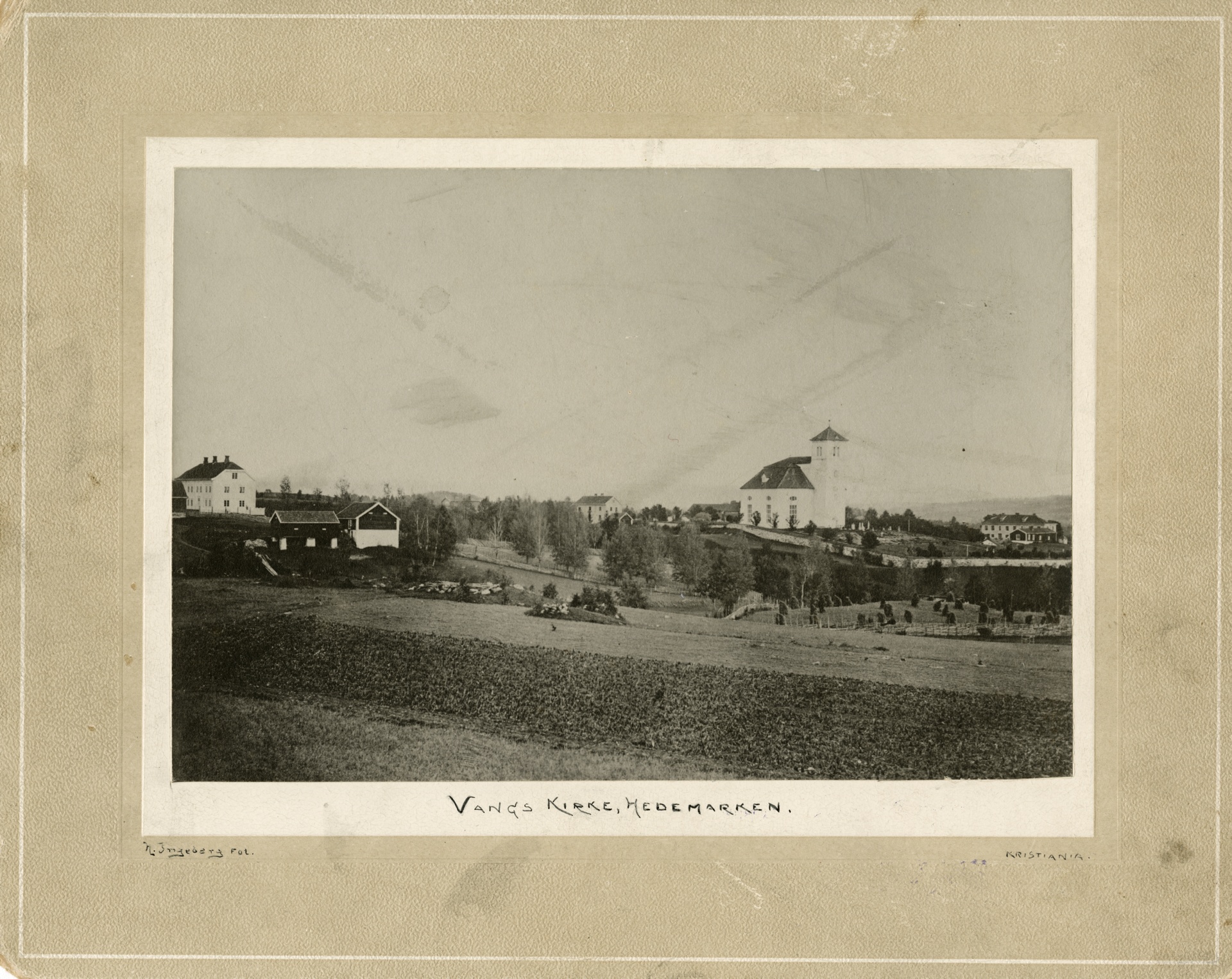 Vang Kirke Hamar Helene Ingeberg 1854 1914 Ajapaik