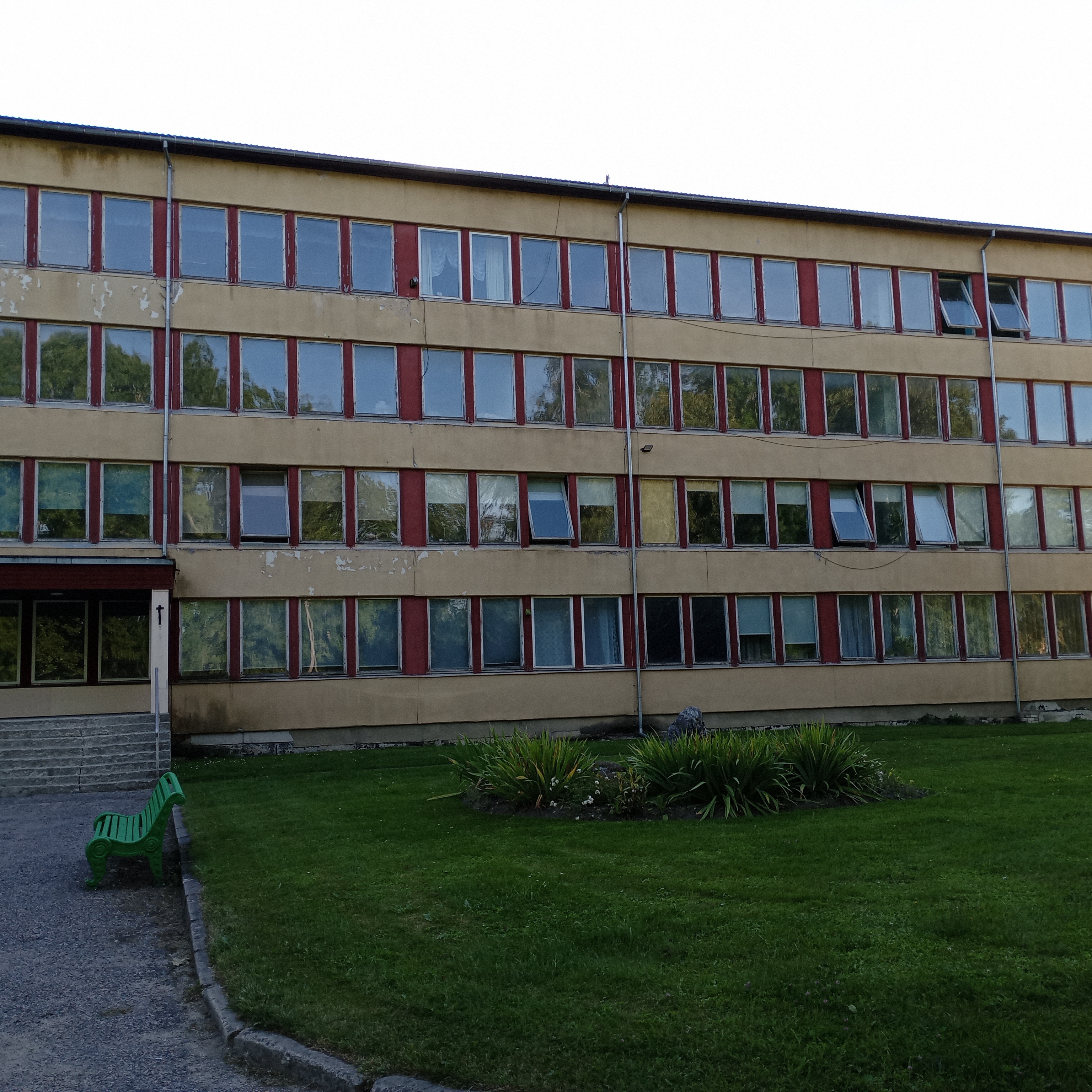 Mihkel Aitsami (1876-1917) Memorial Stone Rapla County Vigala rural municipality Old-Vigala village, School rephoto