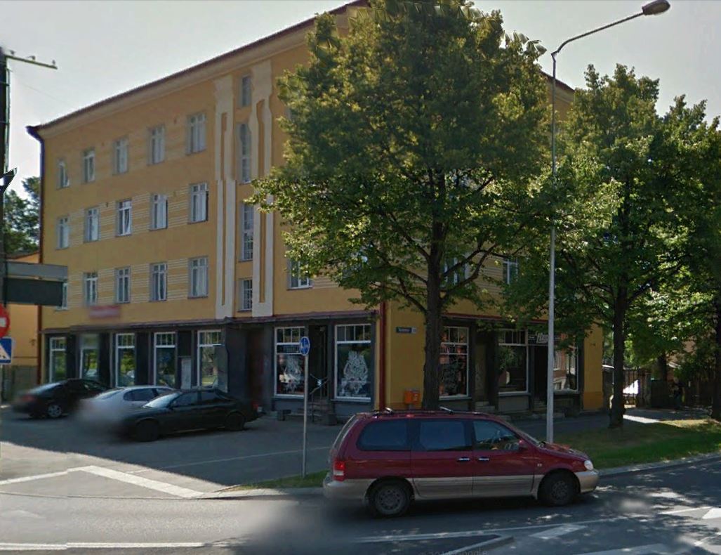 Tallinn, new house on Raua Street. rephoto