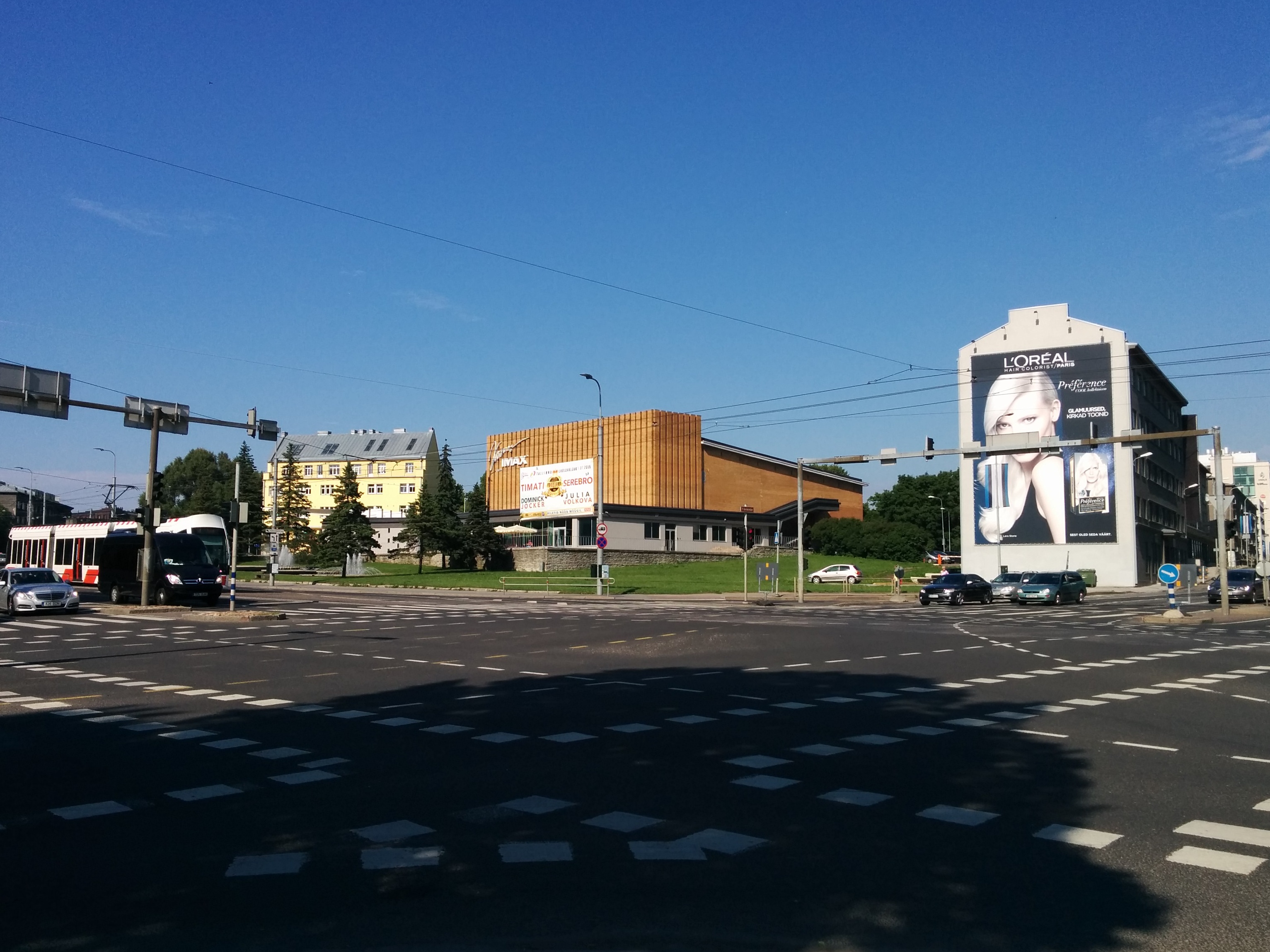 Pärnu highway in Tallinn rephoto