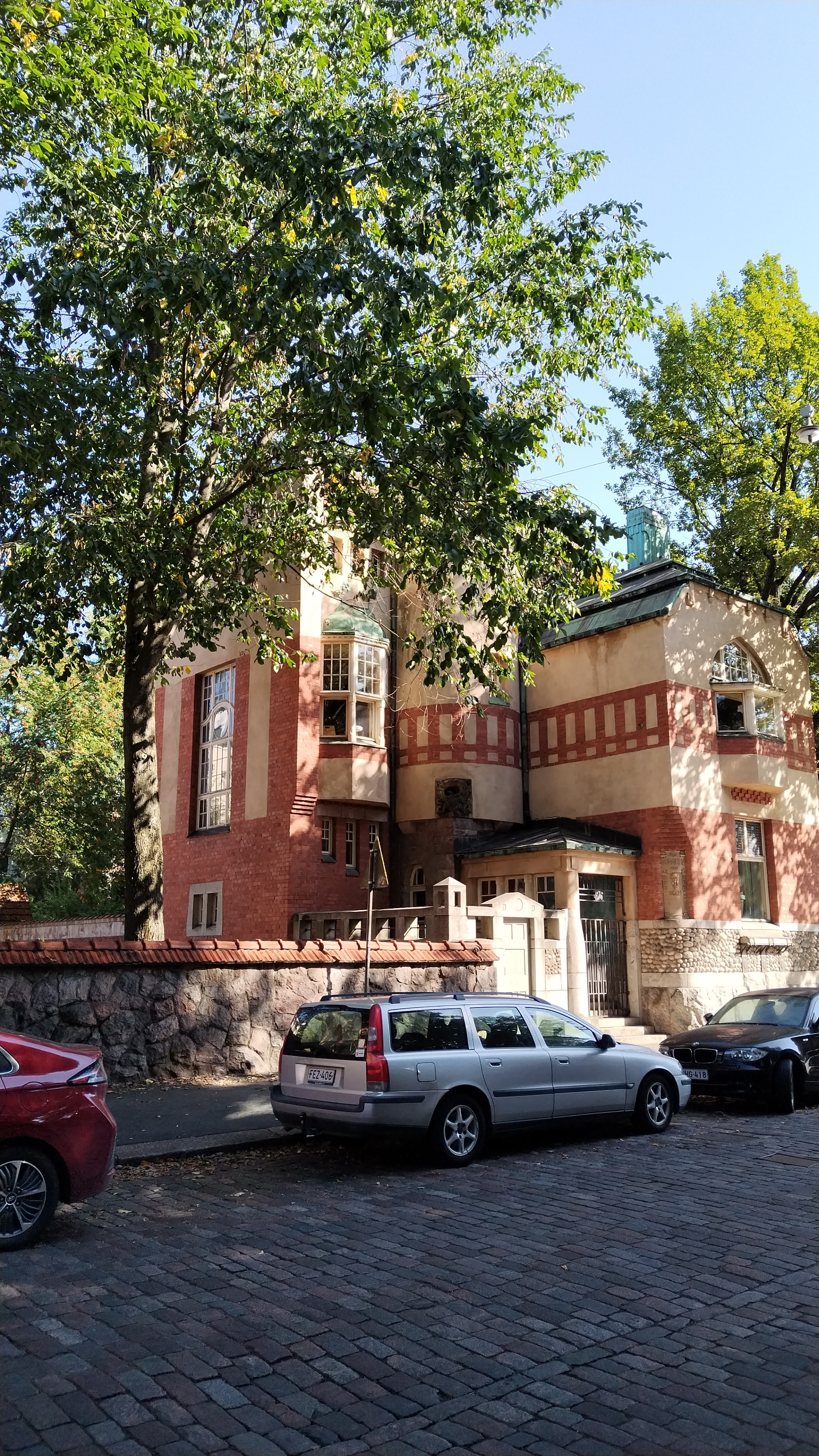 Jugendhuset  Villa Johanna på Skepparegatan. (1890-1910) rephoto